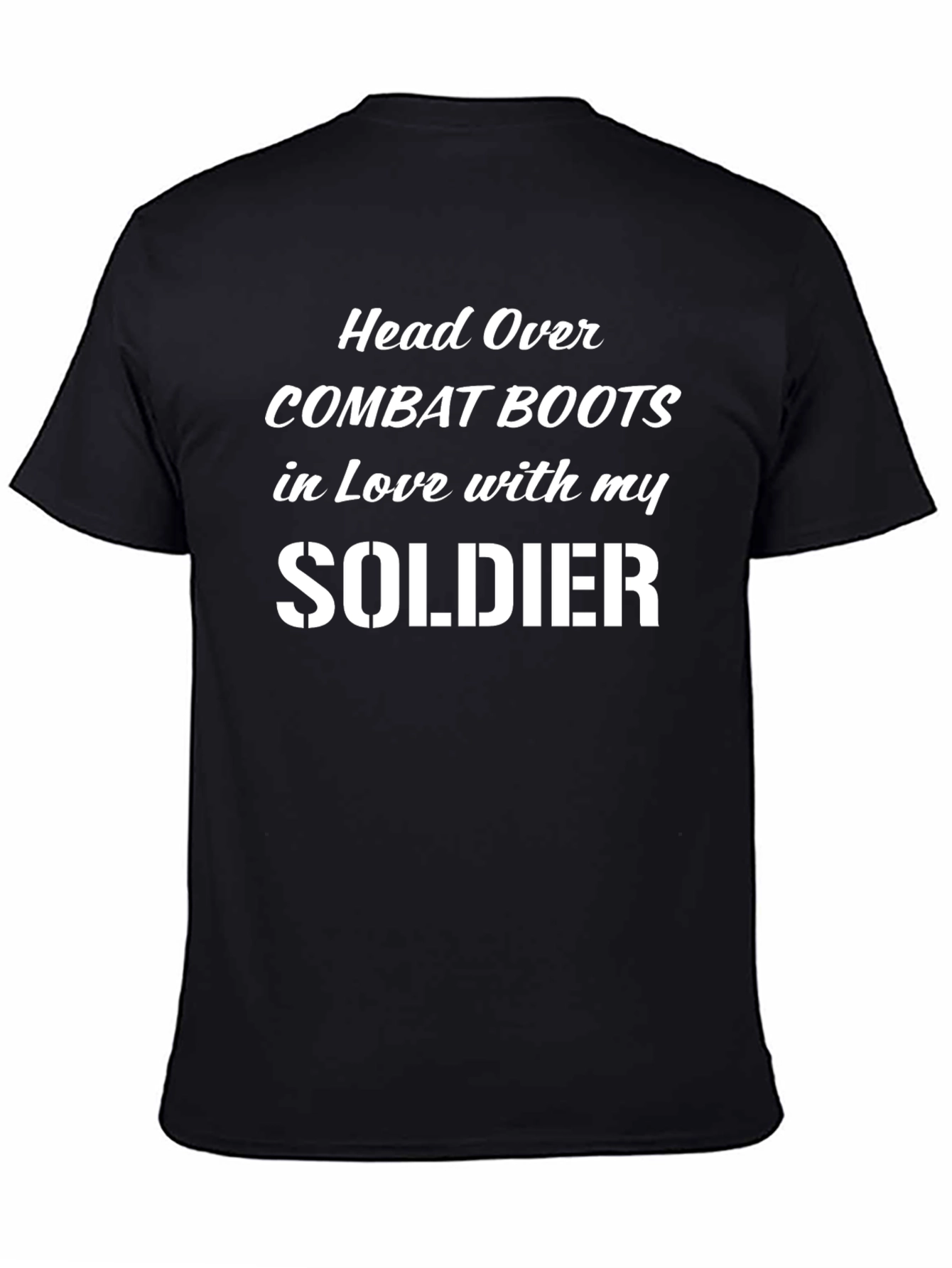 Head Over Combat Boots Soldier Graphic Tee