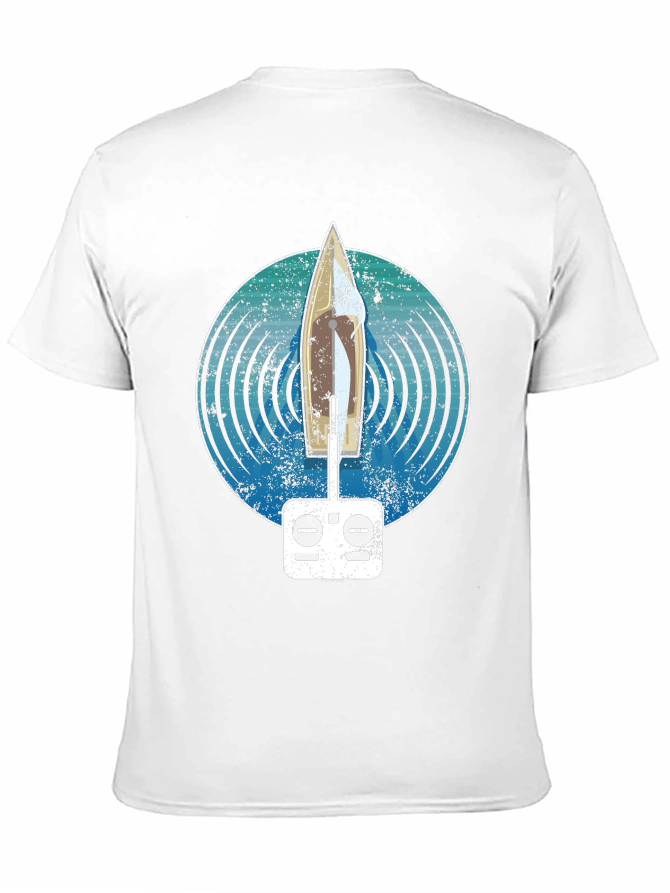 RC Sailboat T-Shirt: Nautical Remote Control Design