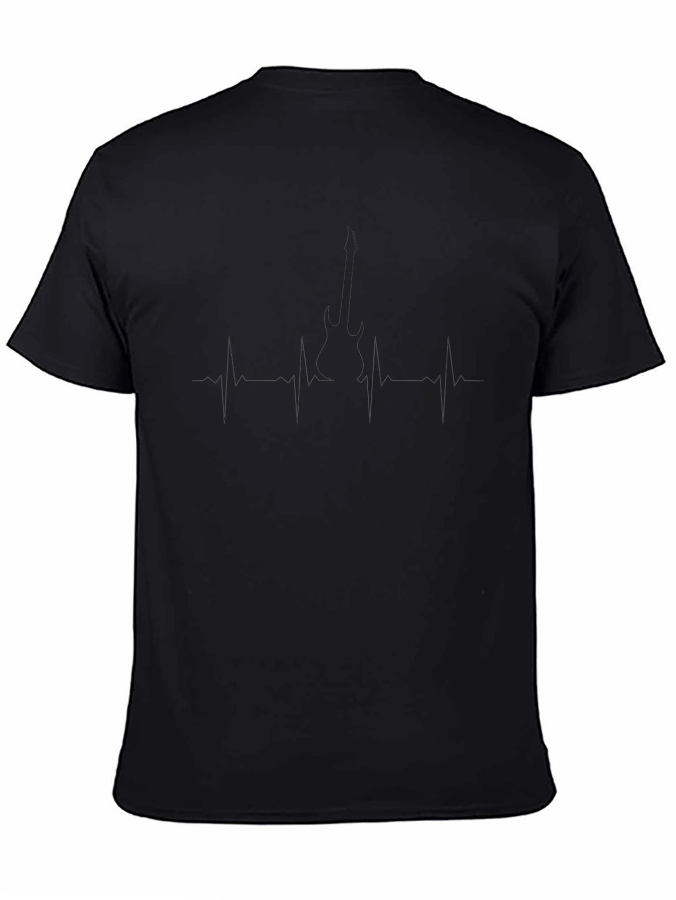 Heartbeat Line Black T-Shirt
