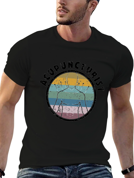 Acupuncturist Vintage Style T-Shirt