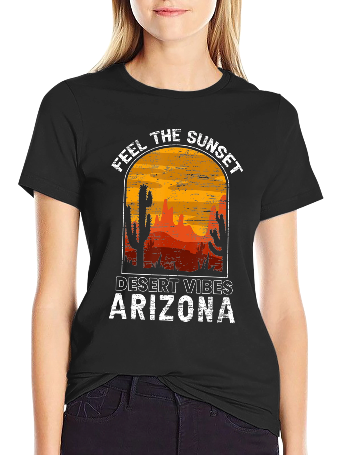 Sunset Desert Vibes Arizona Graphic Tee