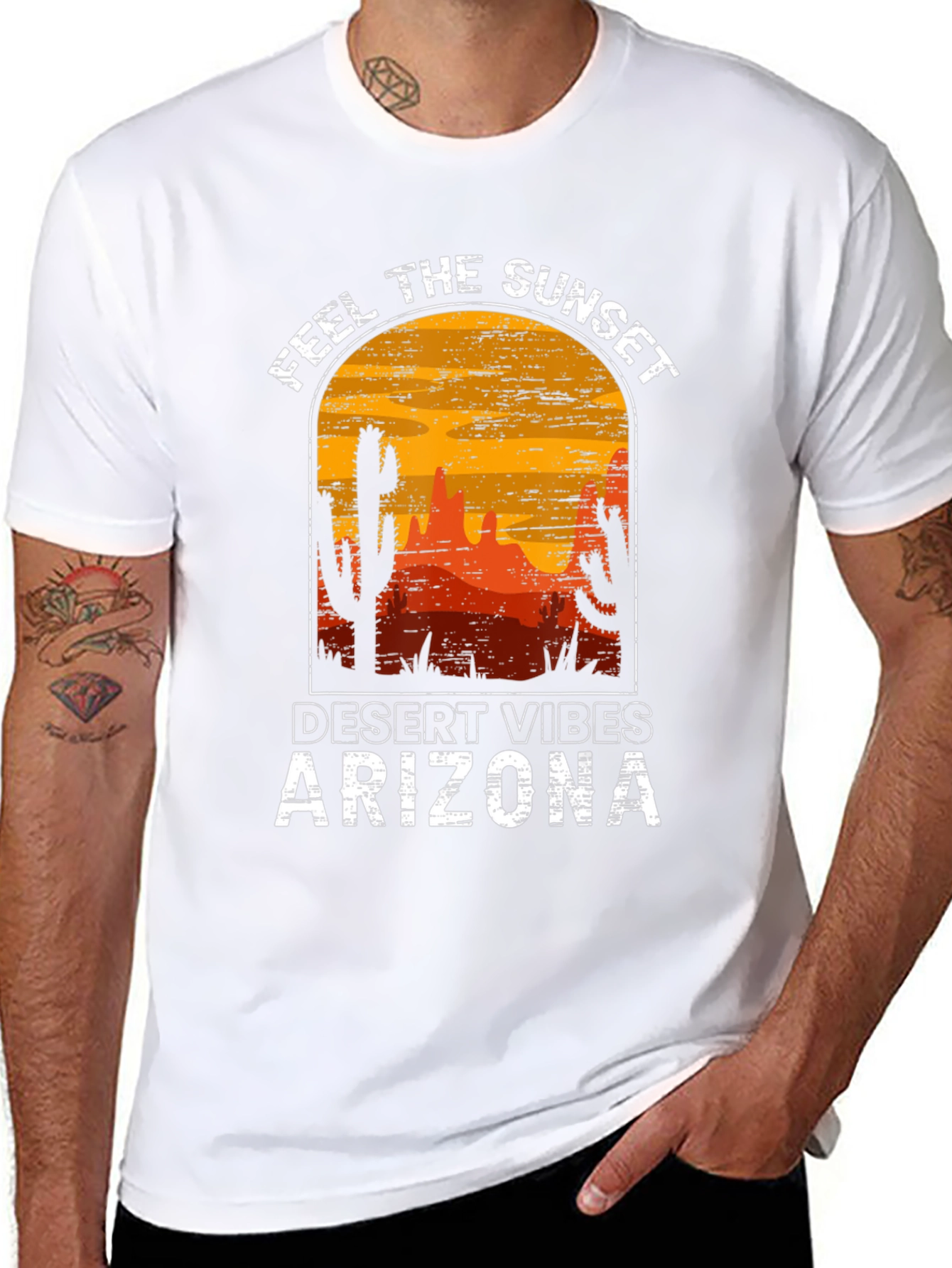 Sunset Desert Vibes Arizona Graphic Tee