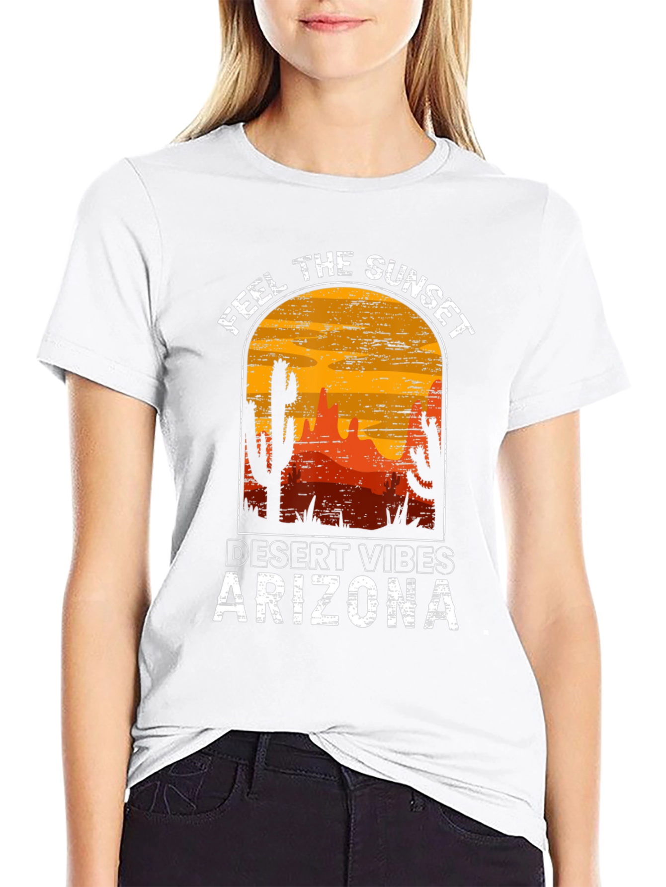 Sunset Desert Vibes Arizona Graphic Tee