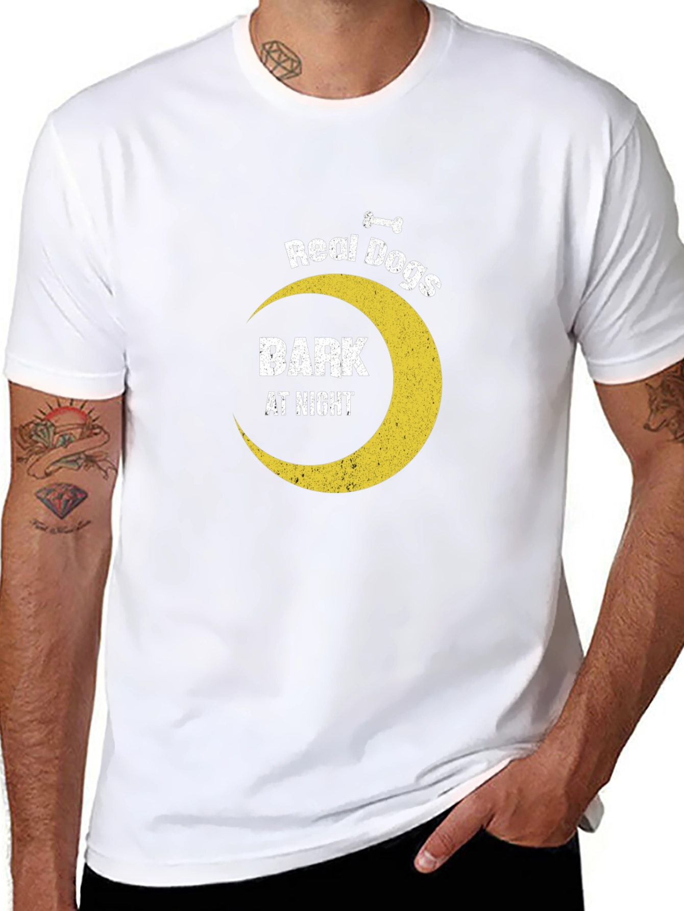Real Dogs Bark at Night T-Shirt