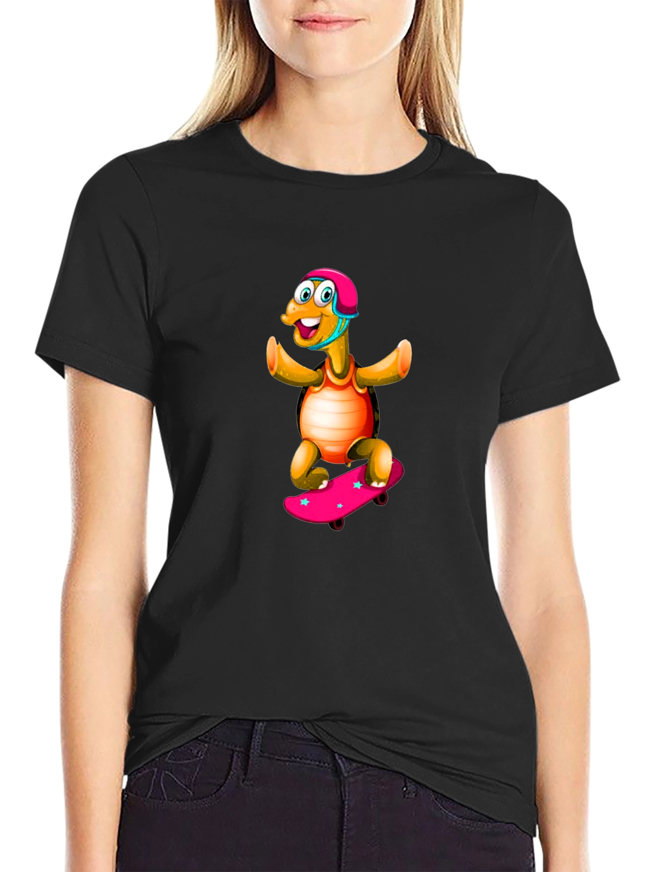Turtle Skateboarder Graphic Tee