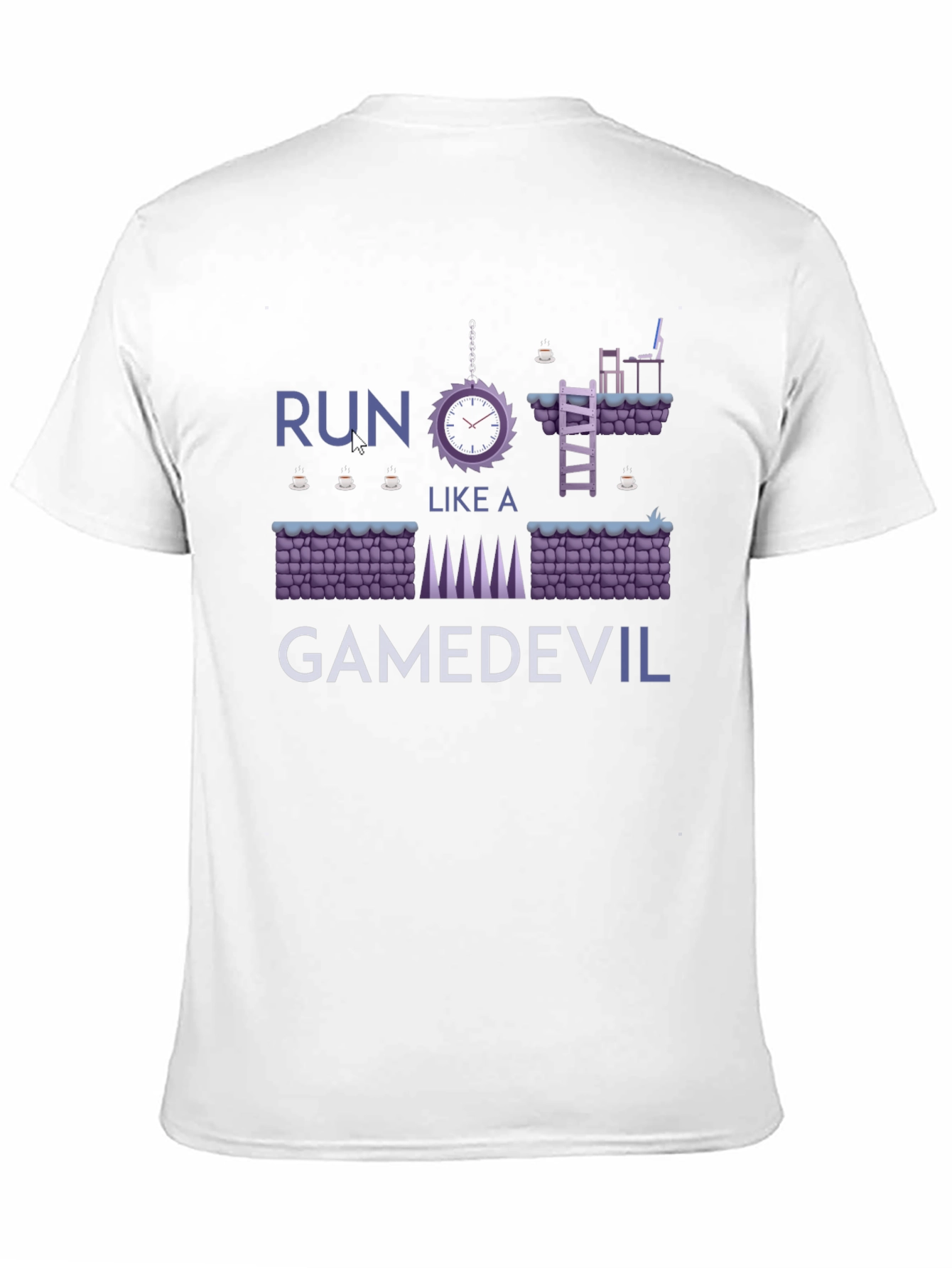GameDev Tee: Run Like a GameDevil T-Shirt