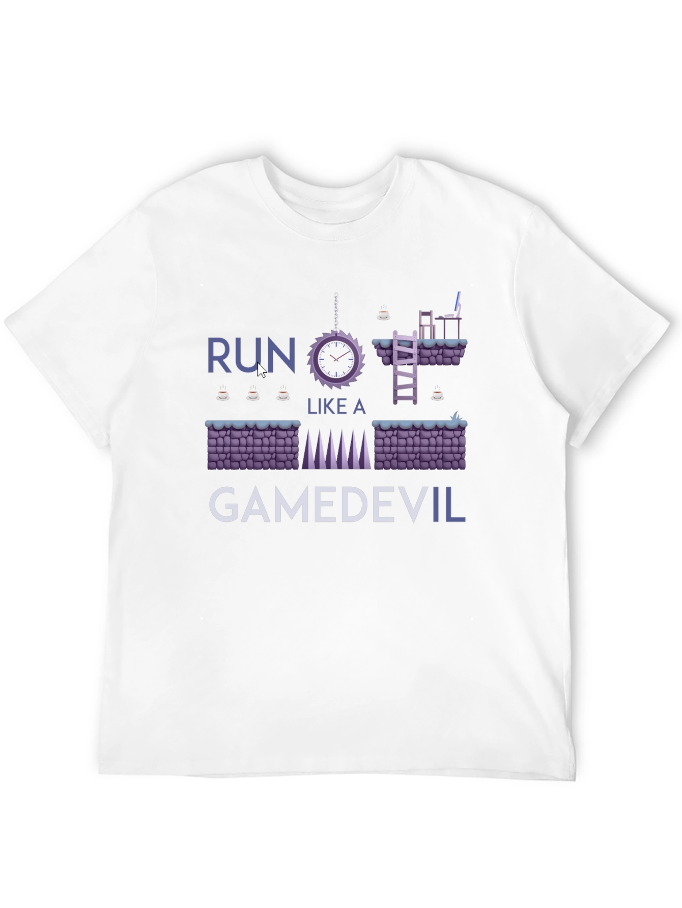GameDev Tee: Run Like a GameDevil T-Shirt