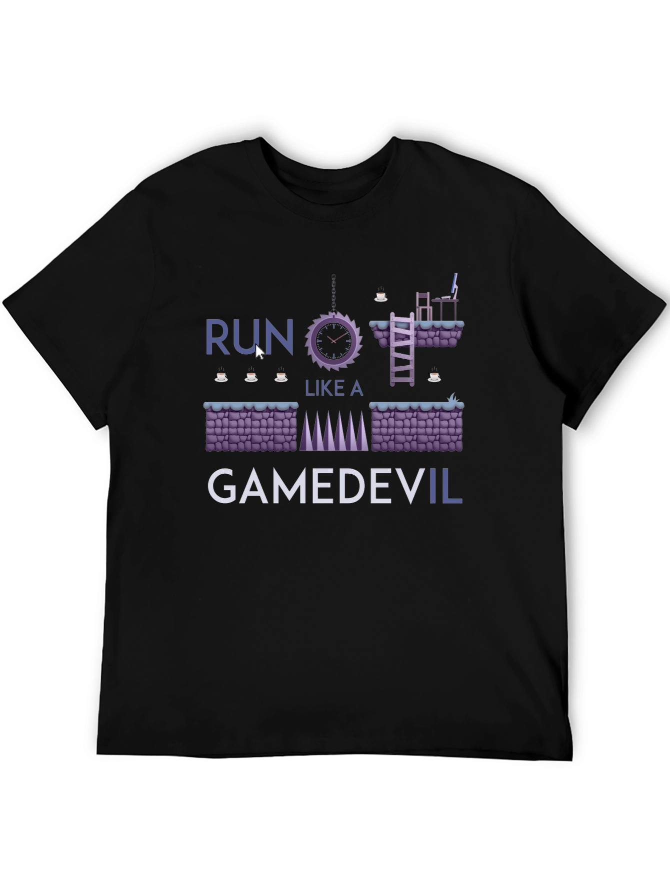 GameDev Tee: Run Like a GameDevil T-Shirt