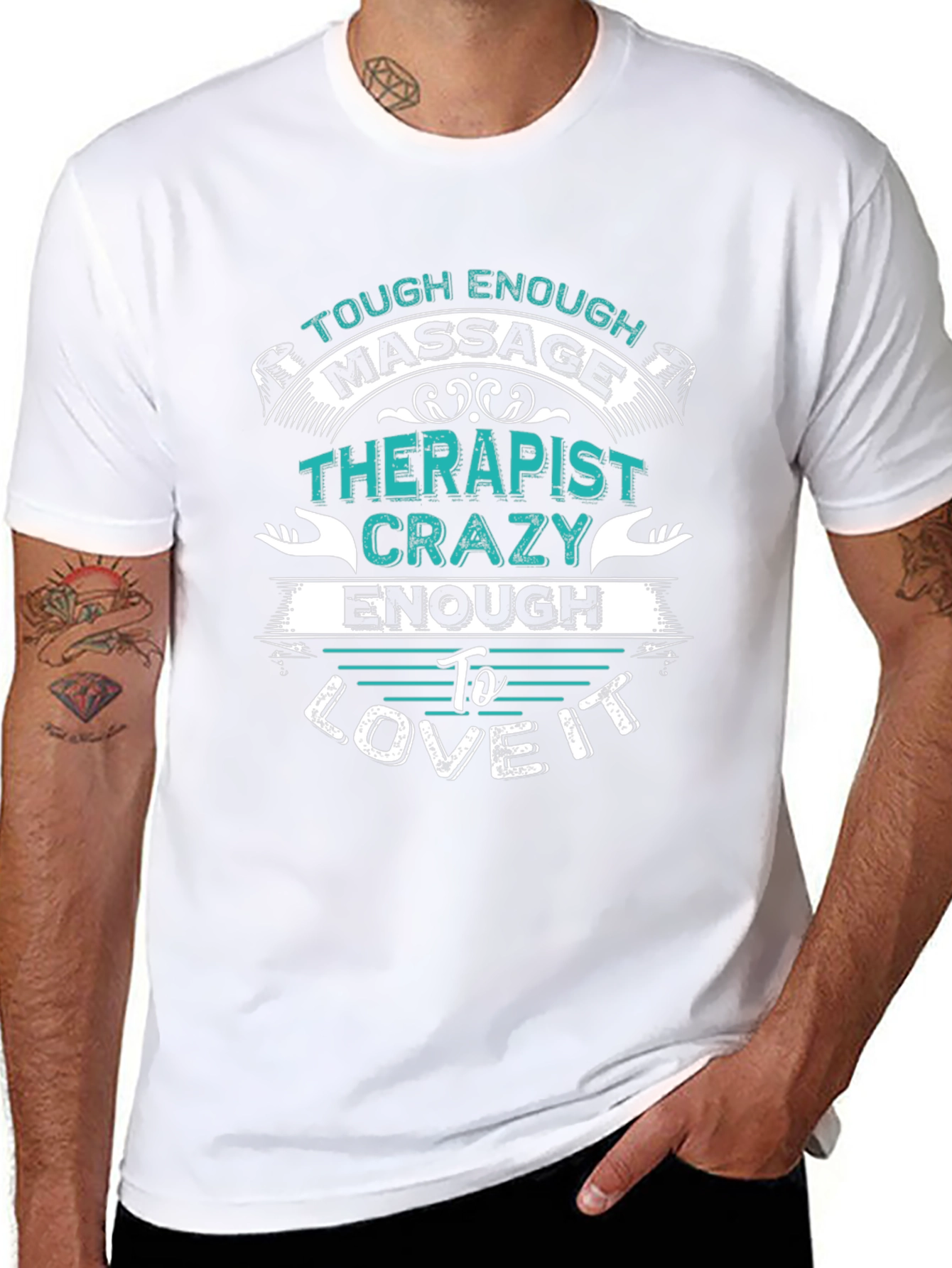 Massage Therapist Crazy Enough To Love It Tee