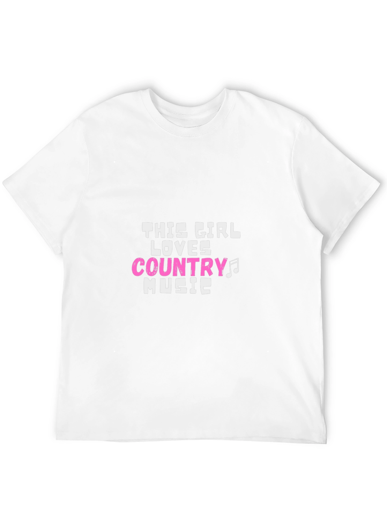 Country Music Lover T-Shirt - Black