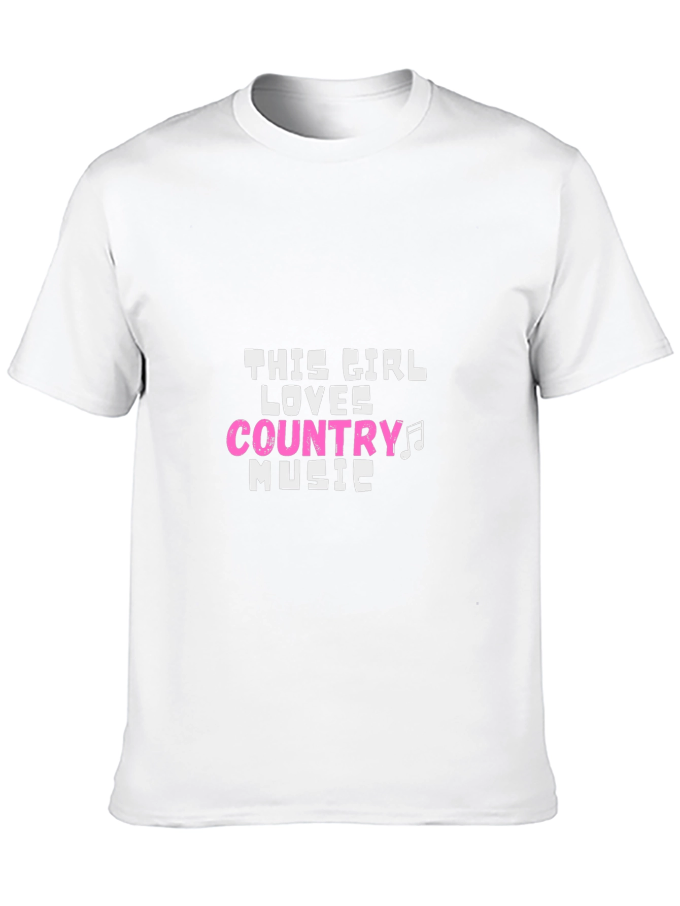 Country Music Lover T-Shirt - Black