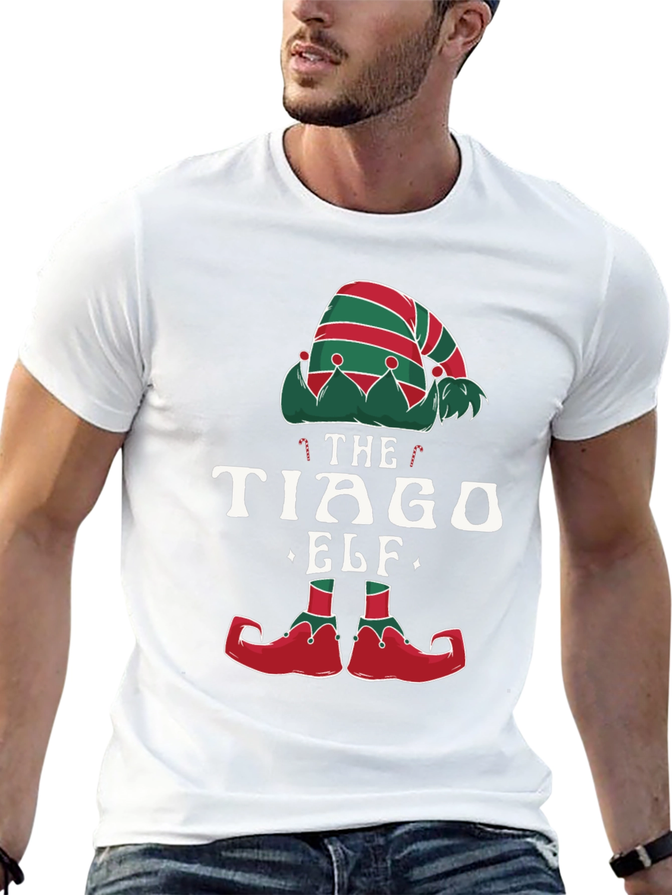 The Tiago Elf Matching Family Christmas T-Shirt