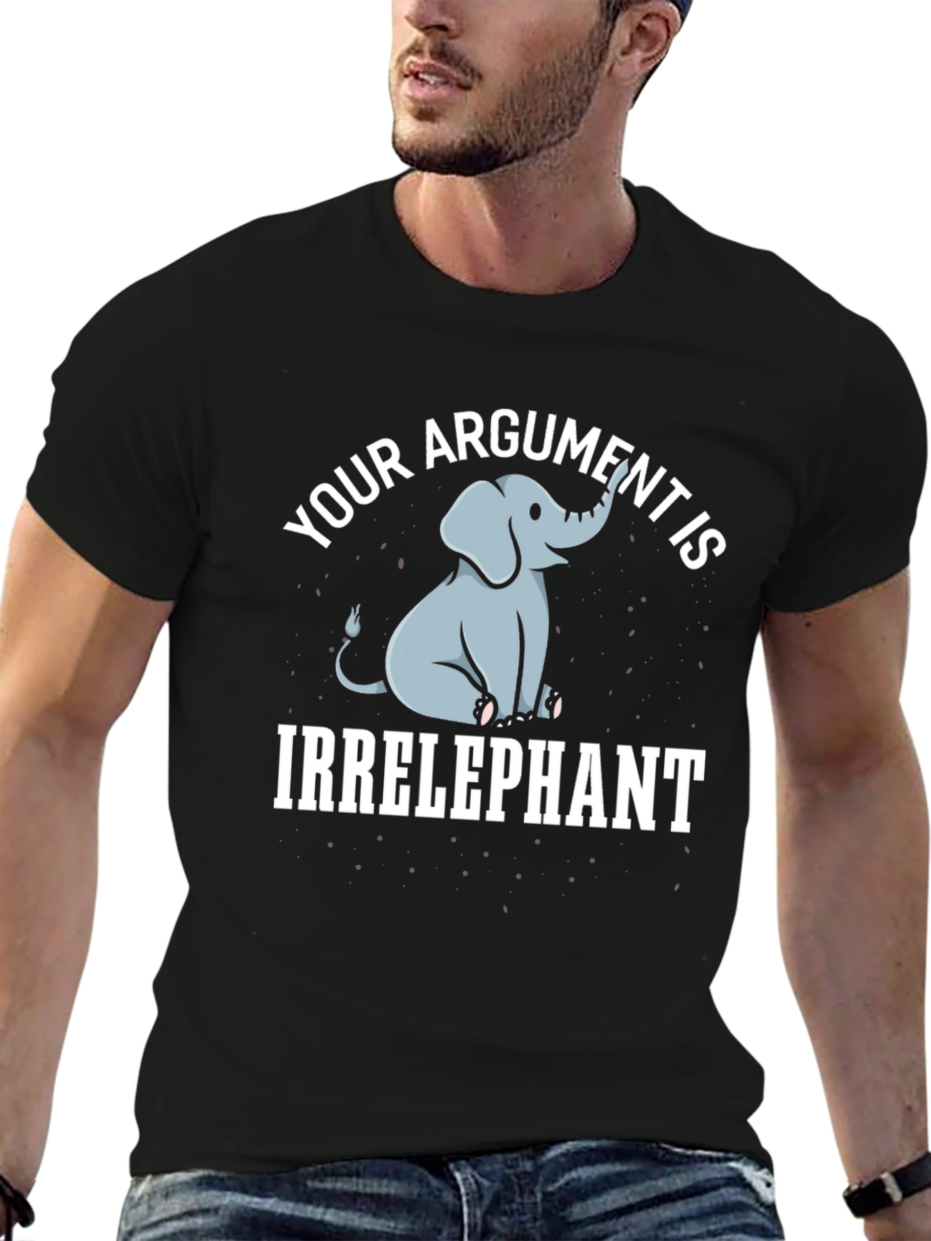 Irrelephant Graphic Tee - Funny Elephant Argument T-Shirt