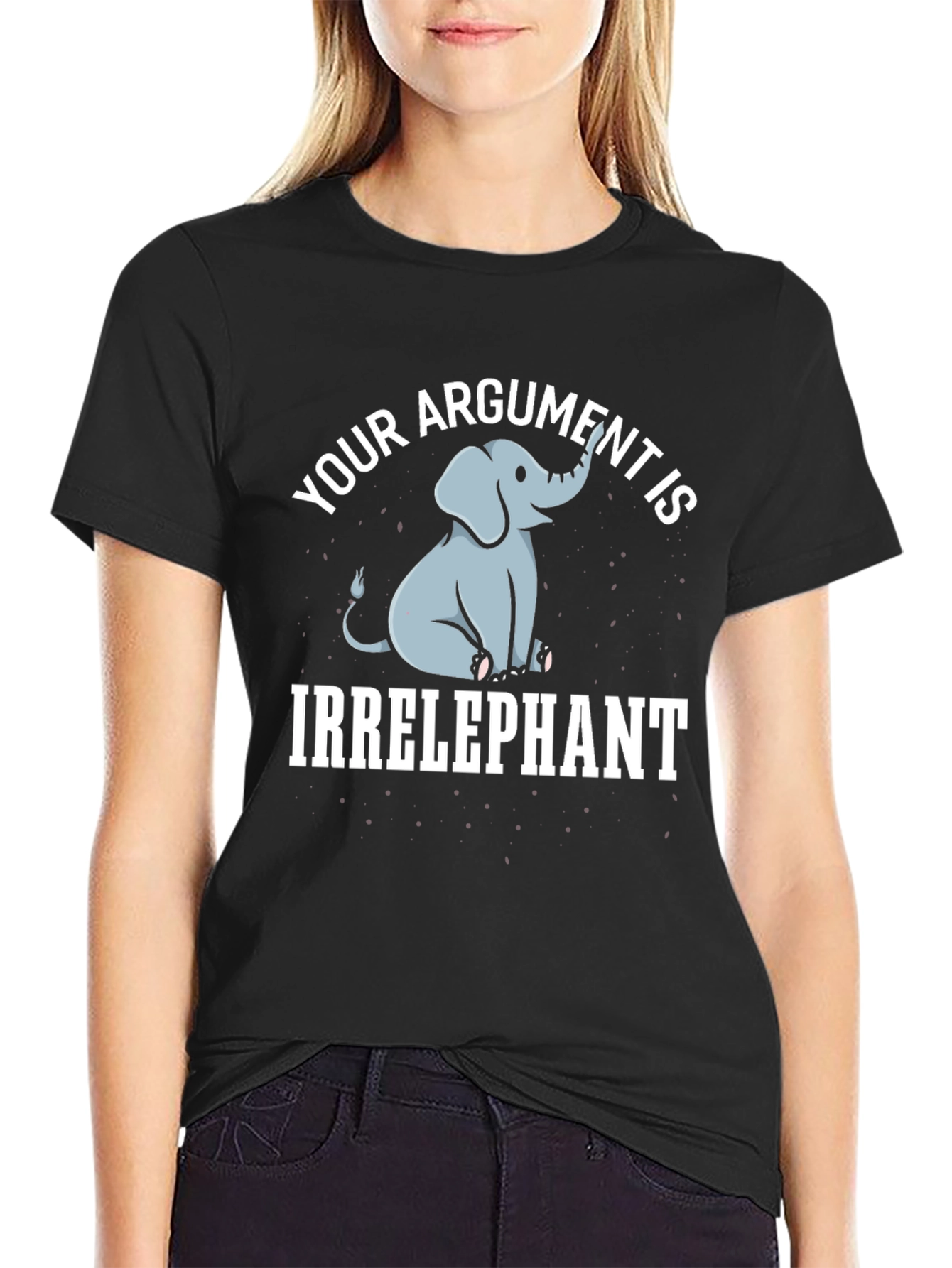 Irrelephant Graphic Tee - Funny Elephant Argument T-Shirt
