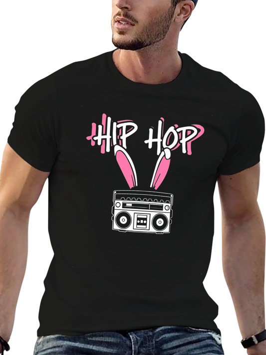 Hip Hop Easter Bunny Boombox T-Shirt