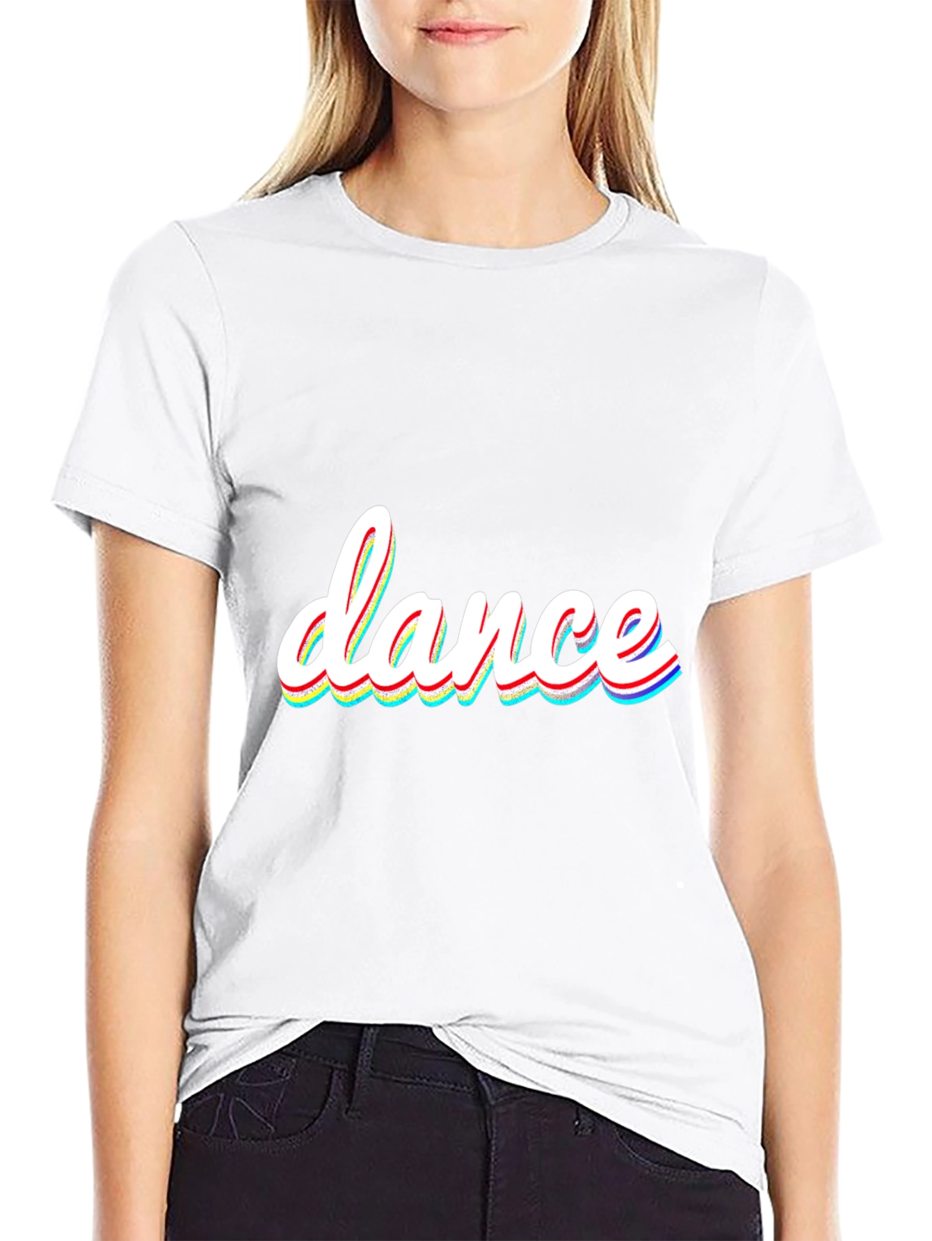 Dance Graphic Black T-Shirt