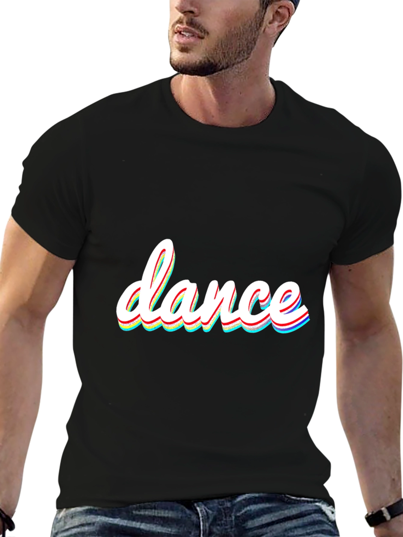 Dance Graphic Black T-Shirt