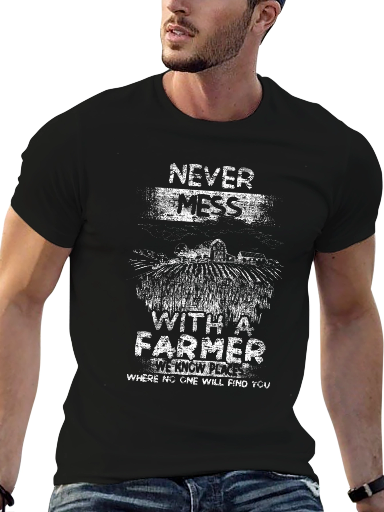 Never Mess with a Farmer T-Shirt