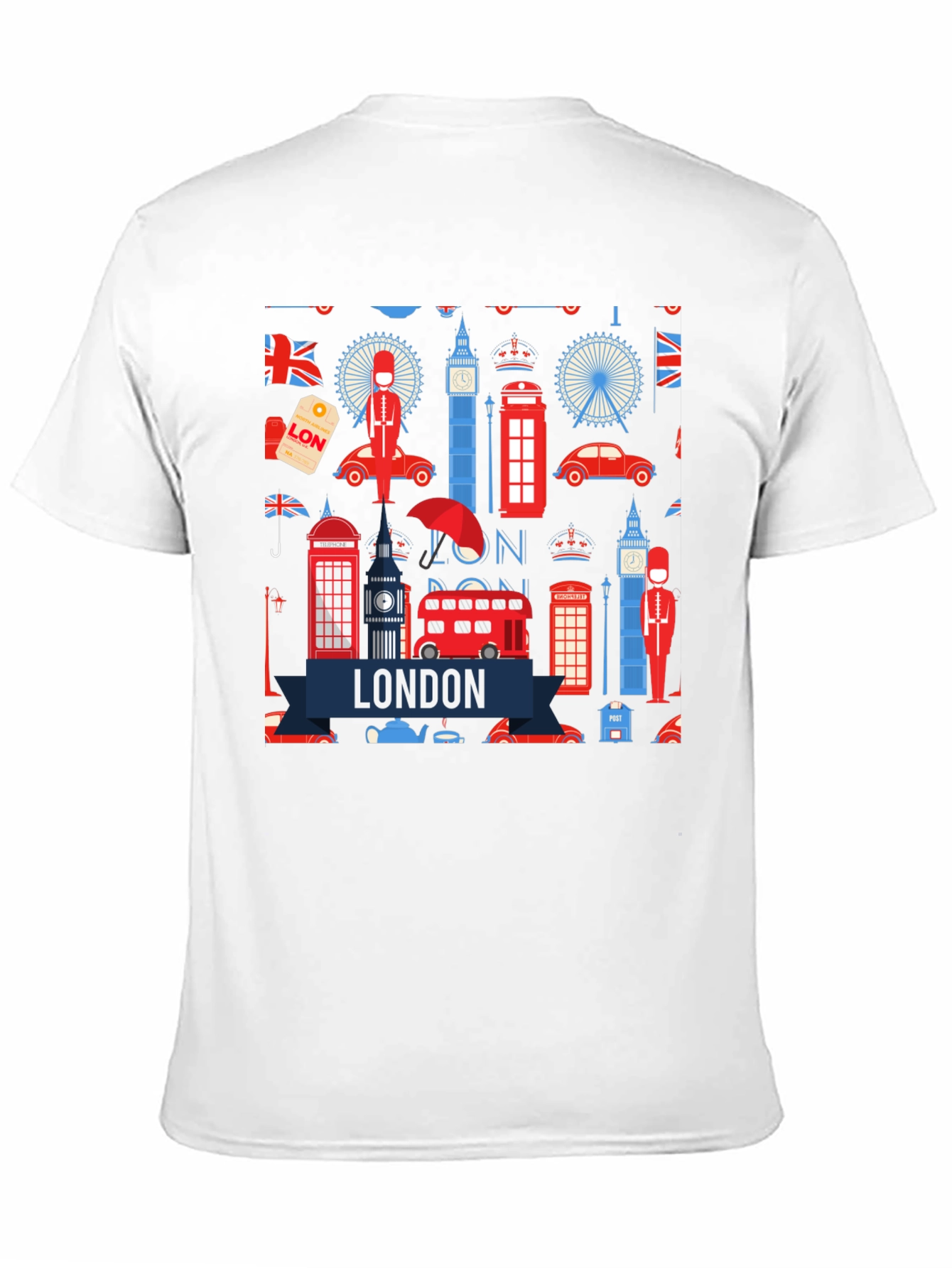 London Landmarks Graphic T-Shirt