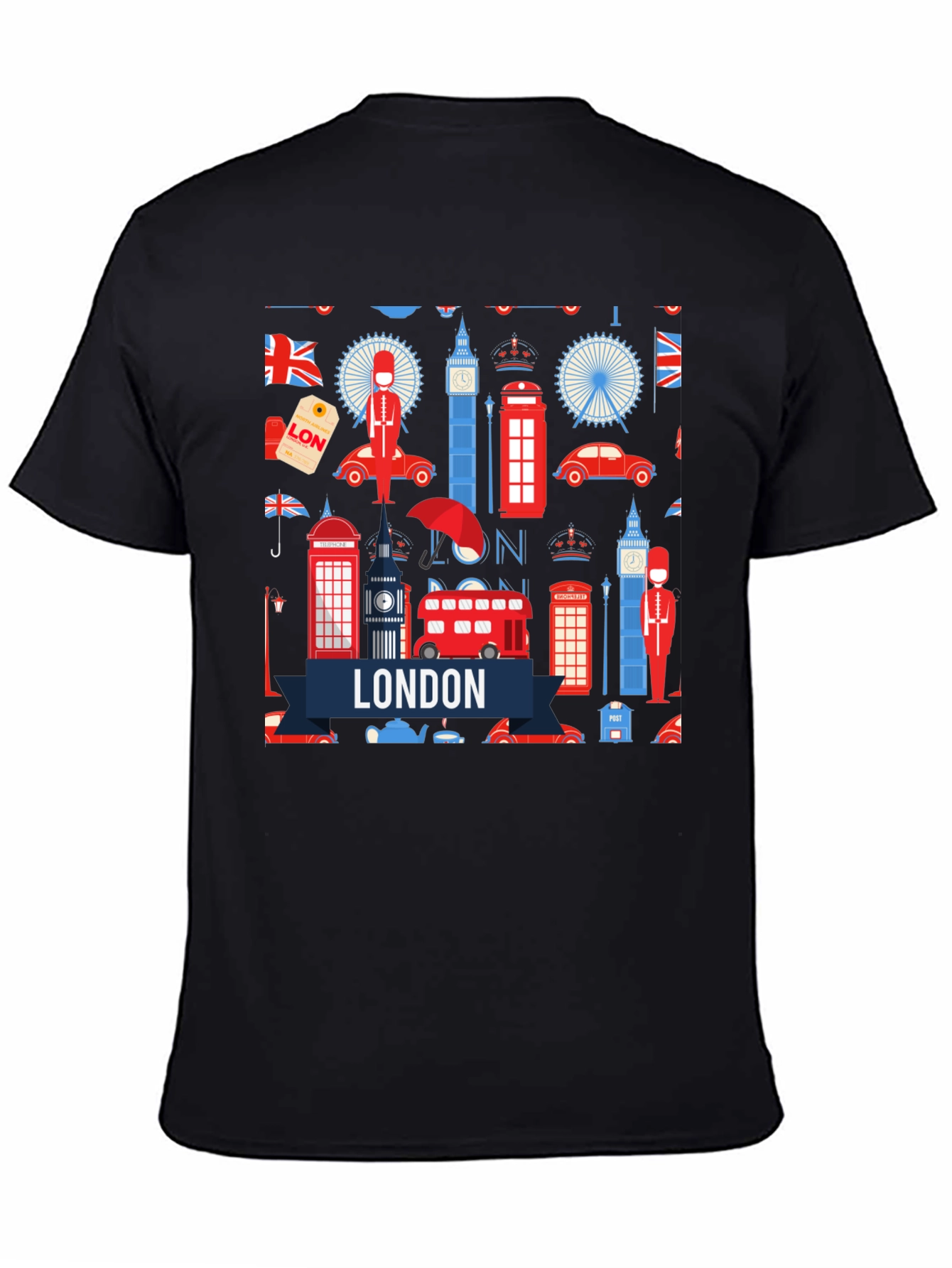 London Landmarks Graphic T-Shirt