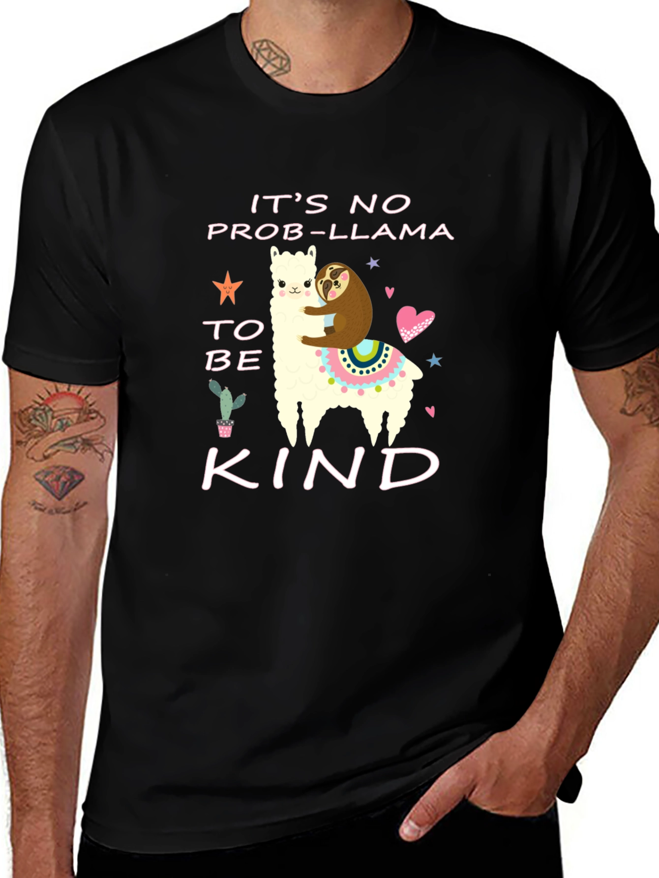 Its No Prob-Llama to be Kind T-Shirt