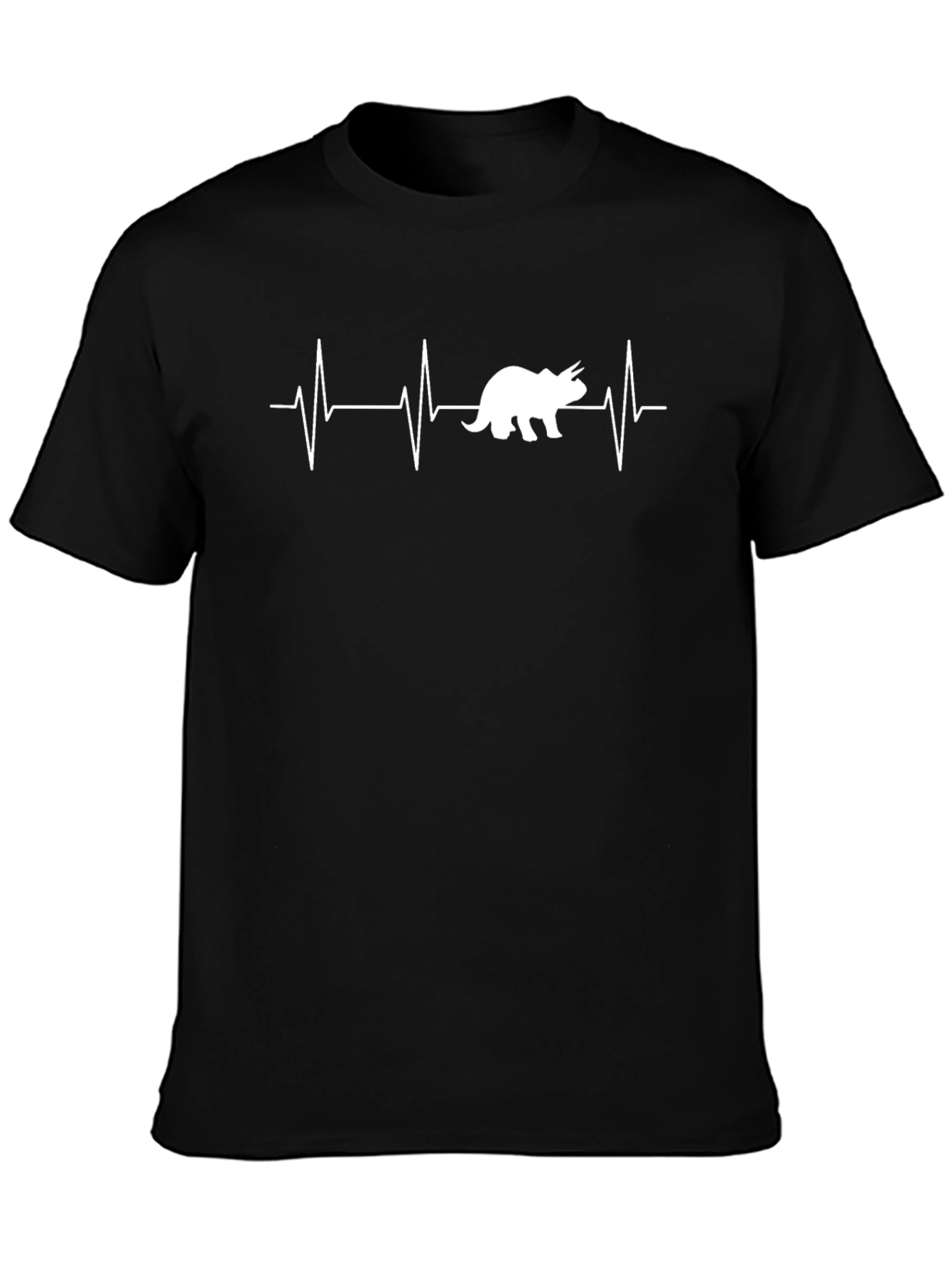 Dinosaur Heartbeat T-Shirt - Prehistoric Pulse!