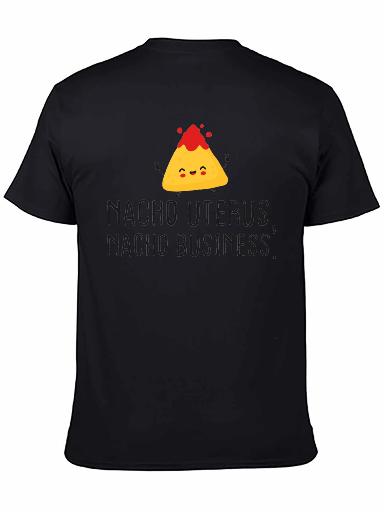 Nacho Uterus Graphic T-Shirt Funny Pun Tee