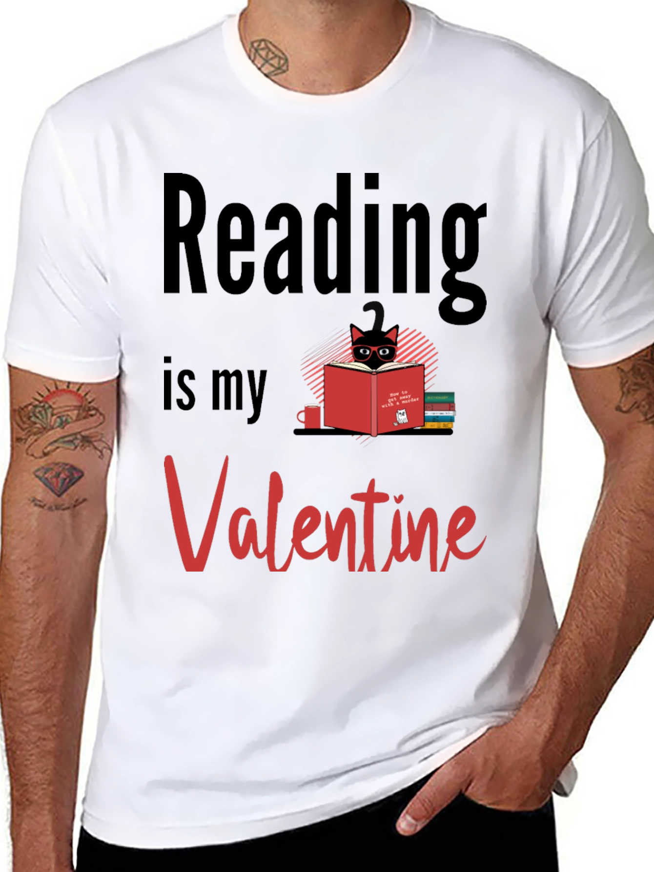 Reading Is My Valentine T-Shirt