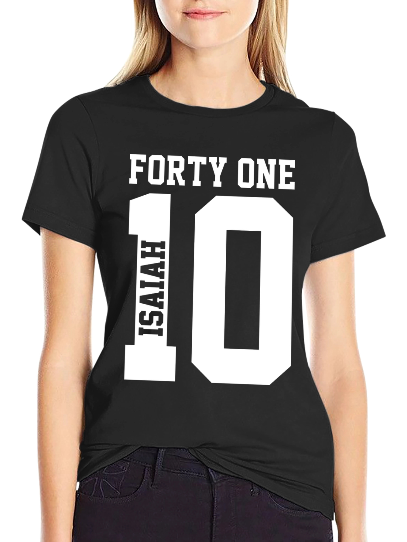 Forty One 10 Isaiah Black T-Shirt