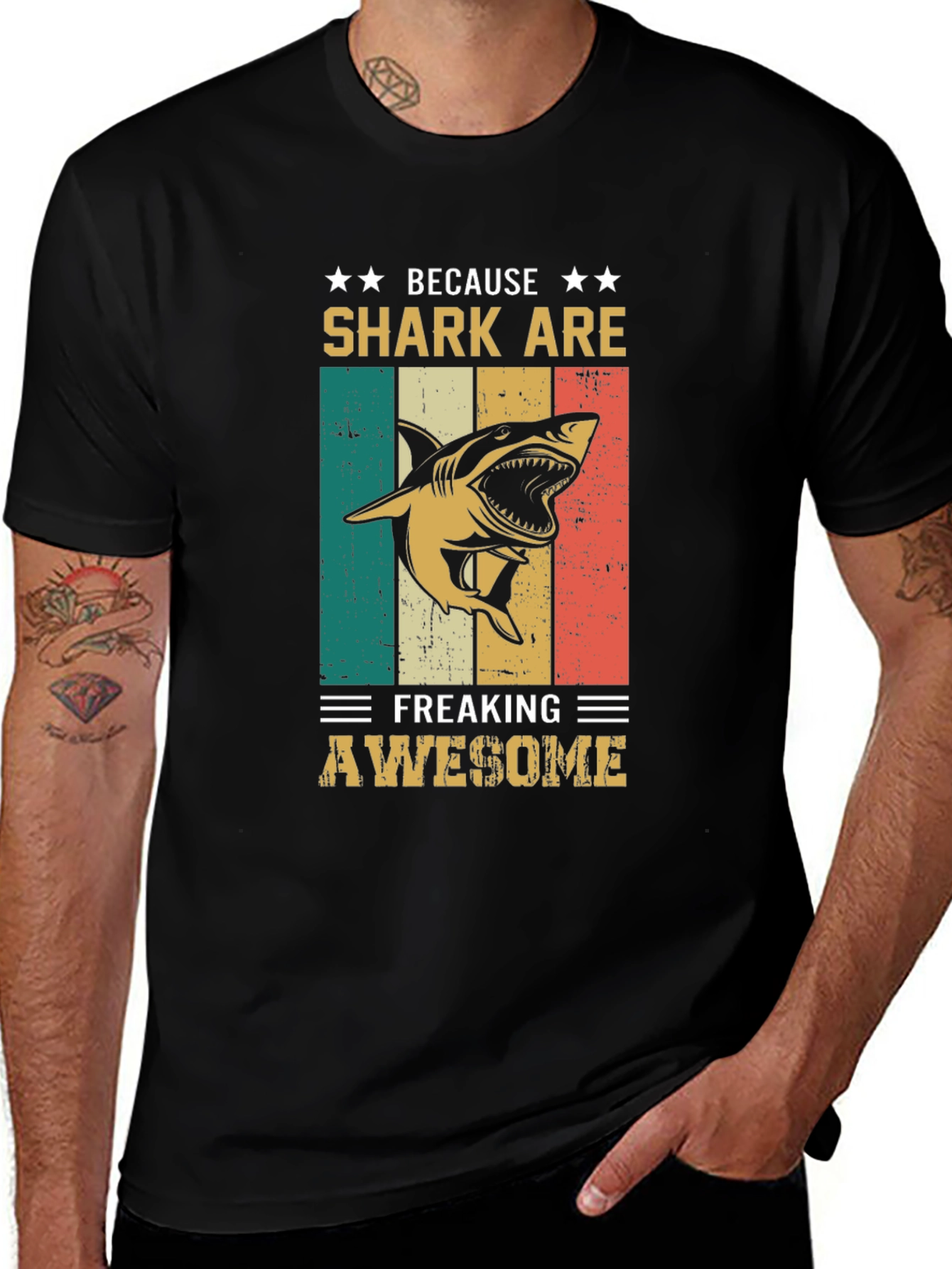 Shark Awesome Graphic Tee