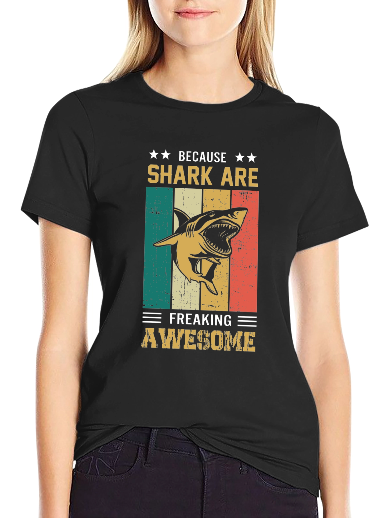 Shark Awesome Graphic Tee