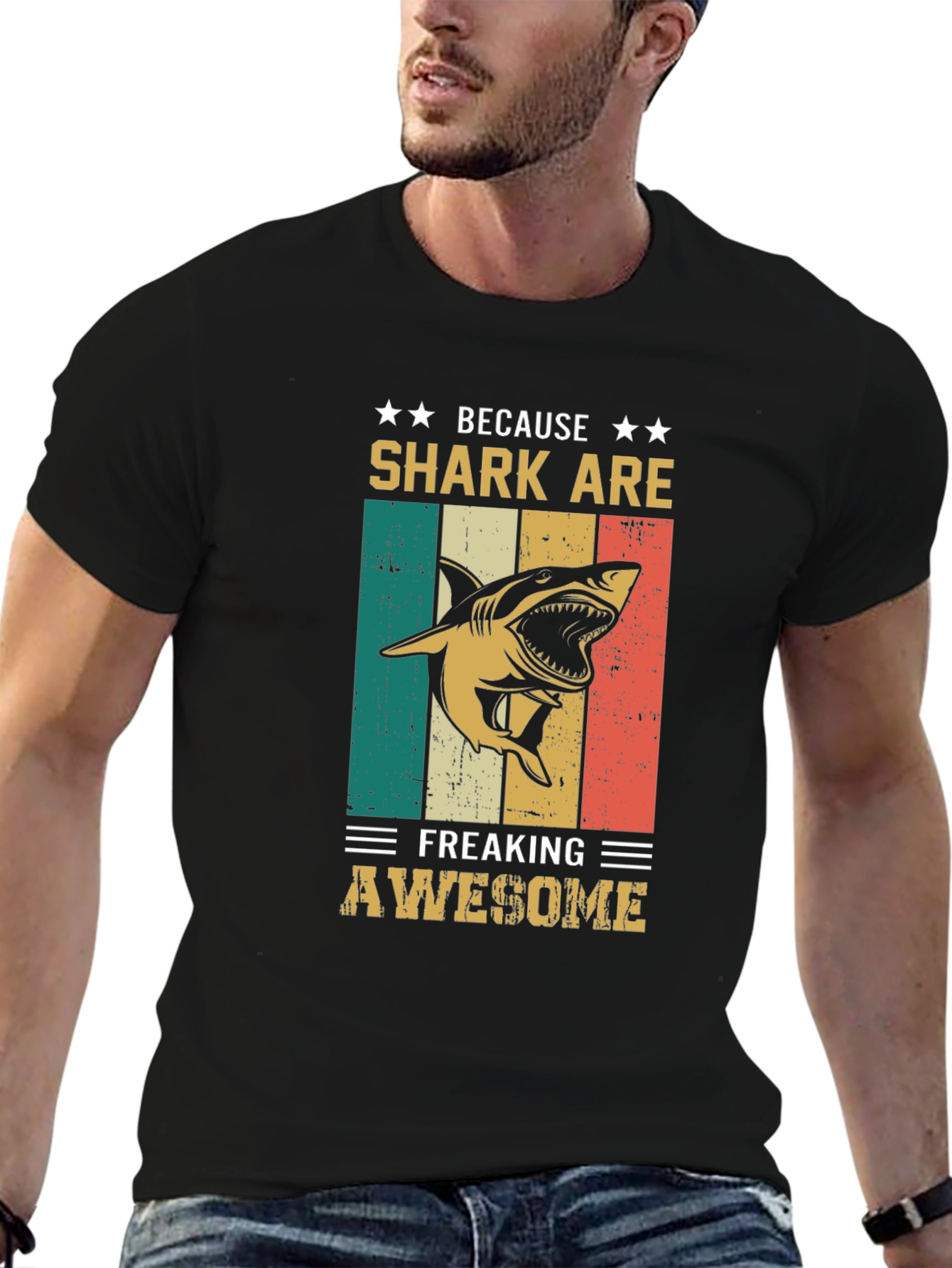 Shark Awesome Graphic Tee