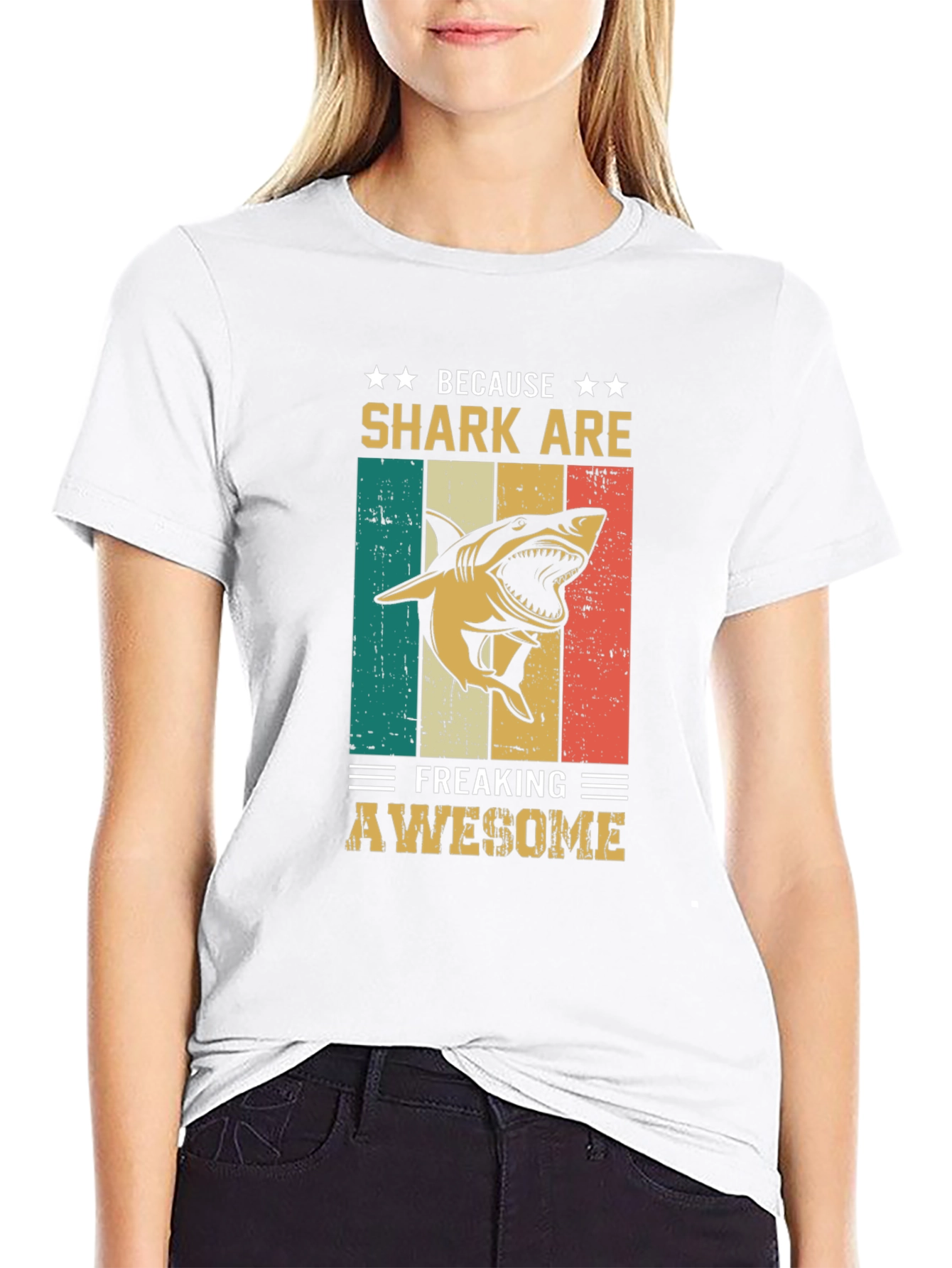 Shark Awesome Graphic Tee
