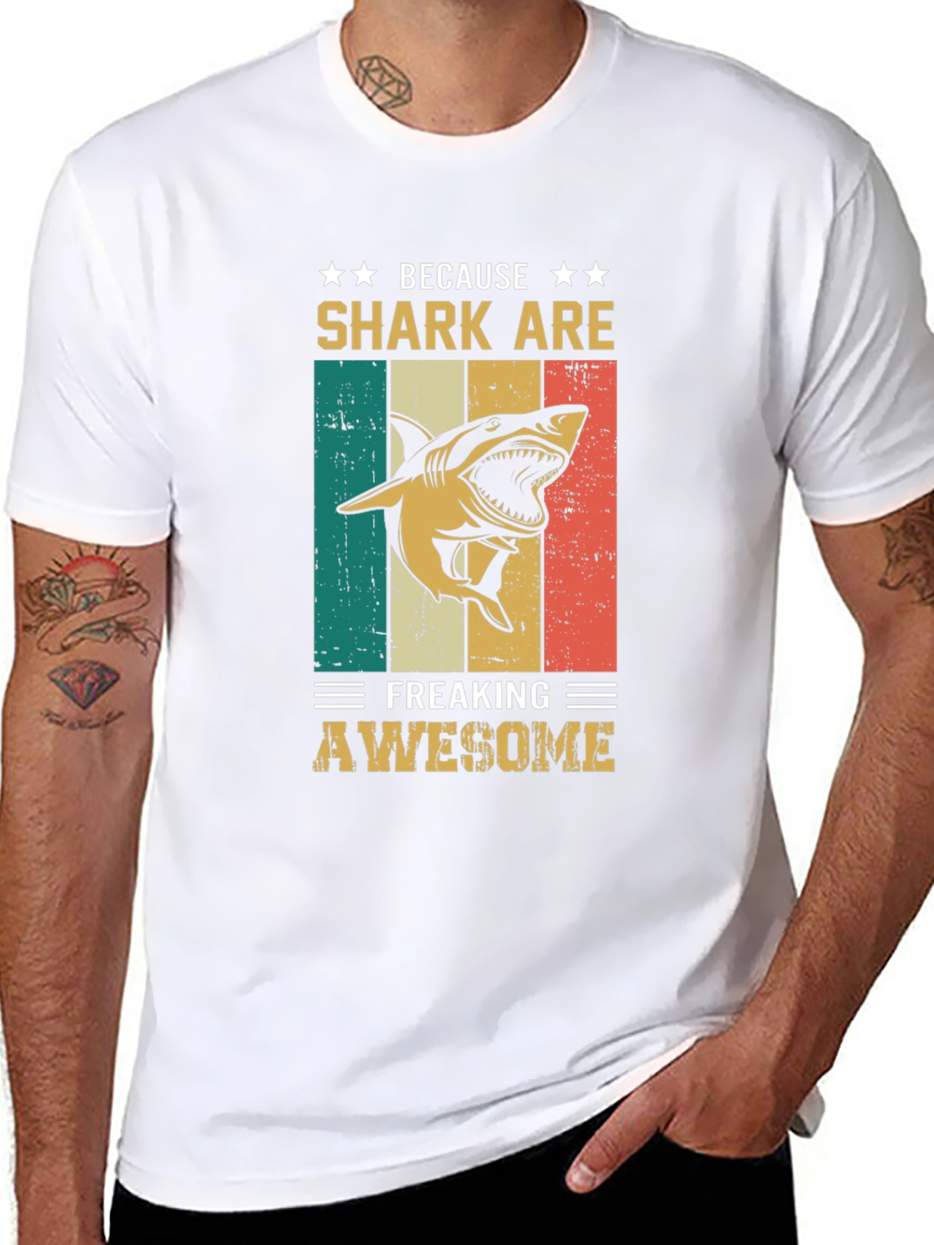 Shark Awesome Graphic Tee