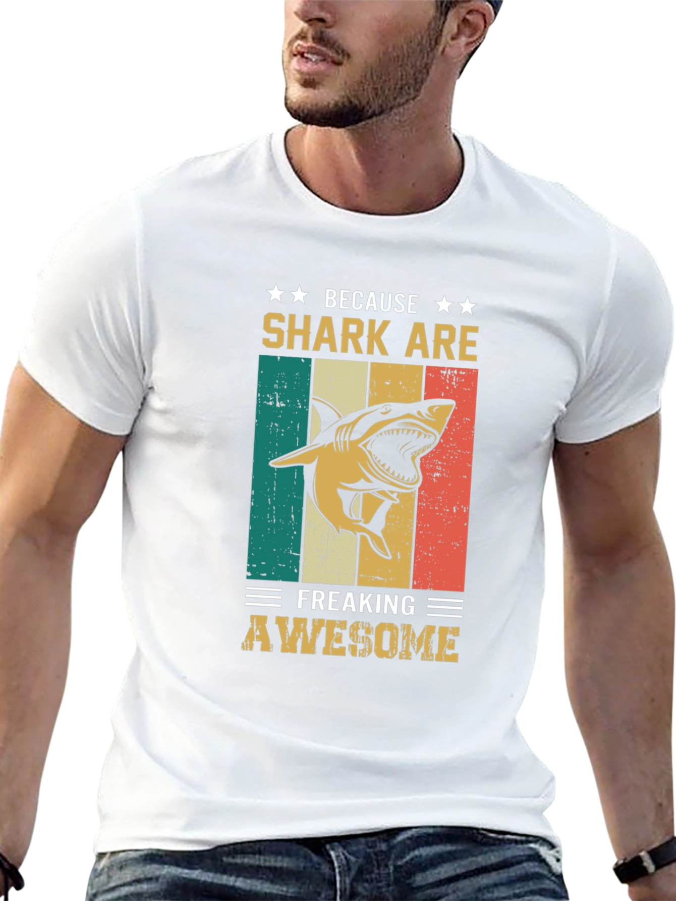 Shark Awesome Graphic Tee