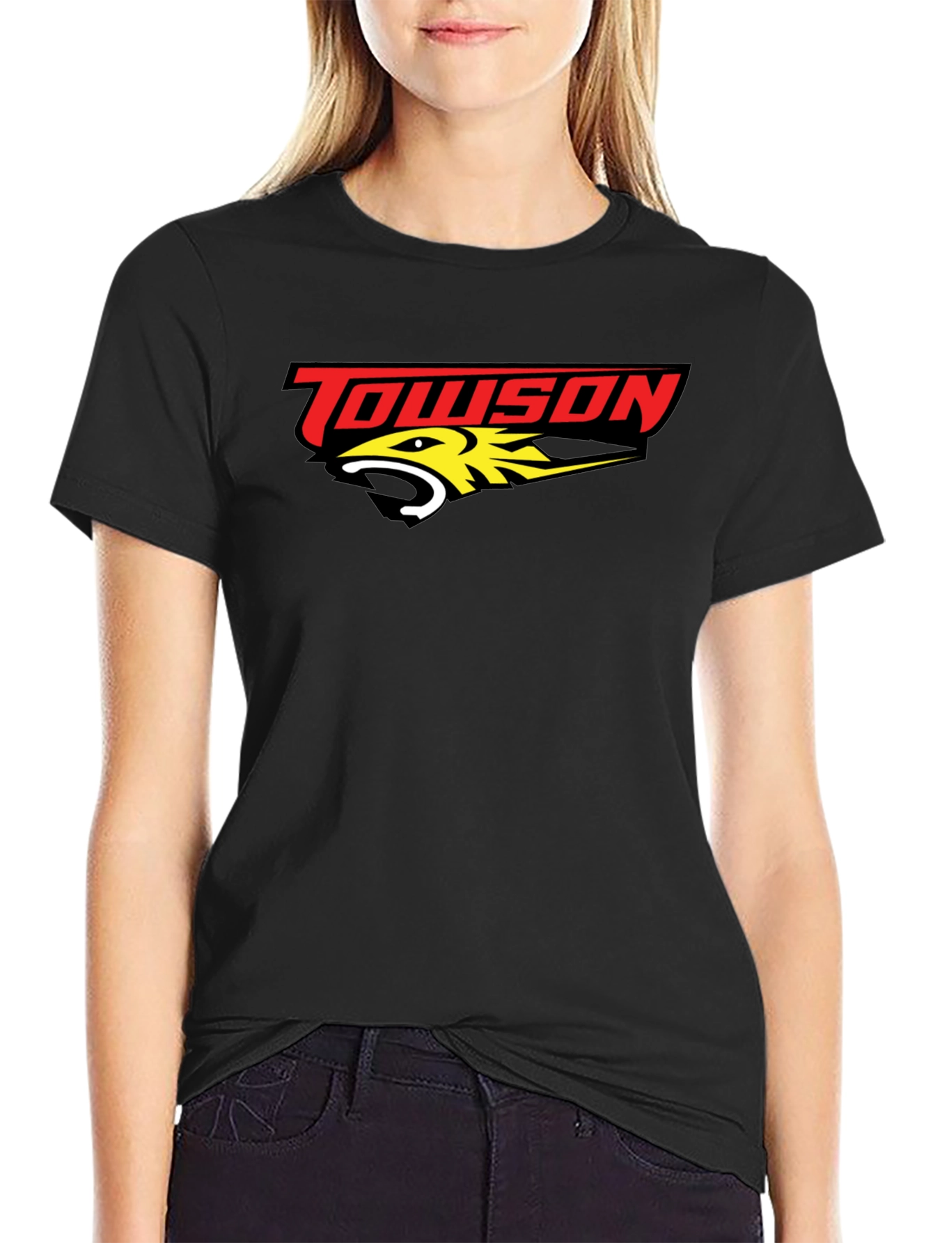 Towson Tigers Black T-Shirt