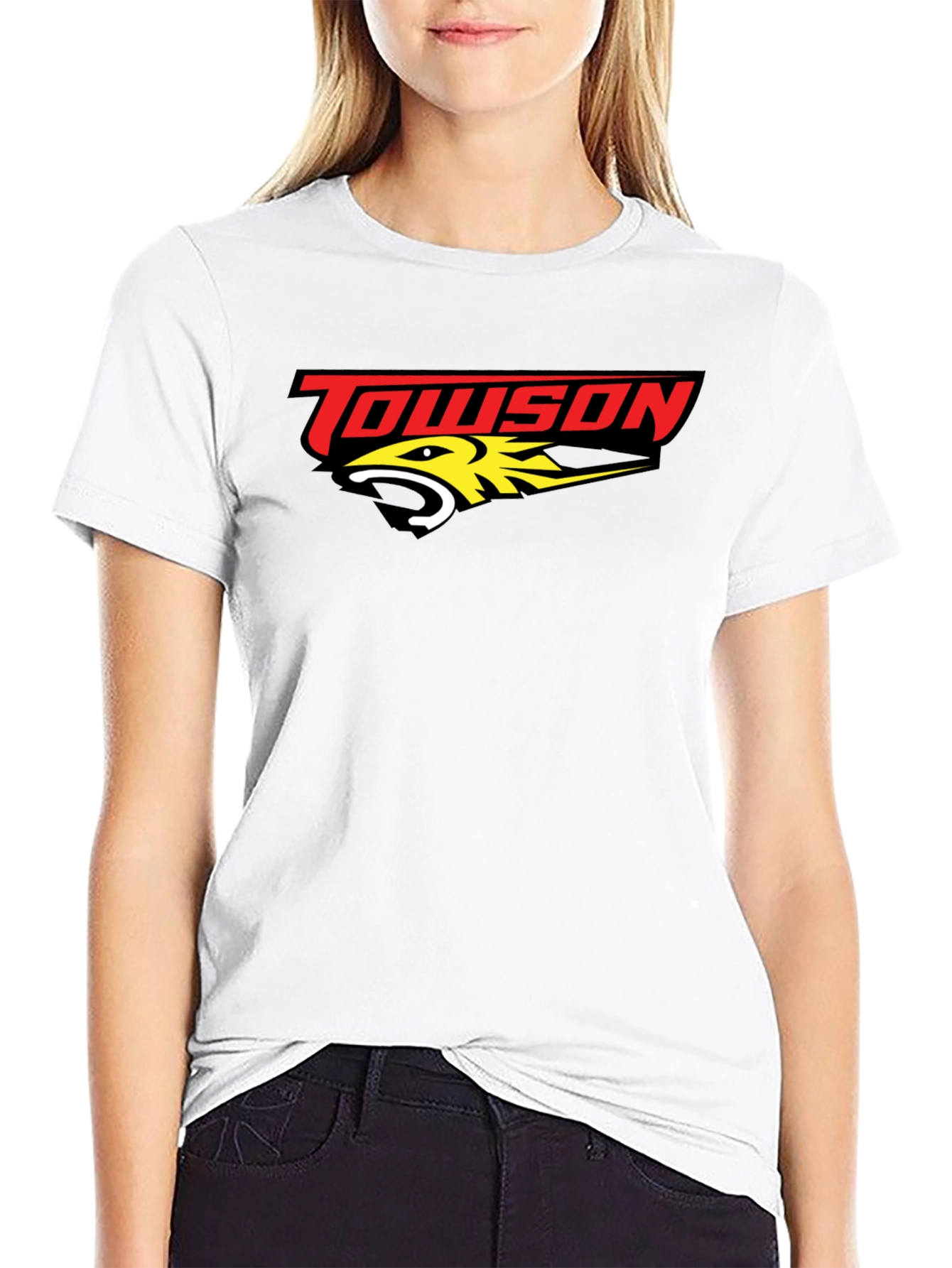 Towson Tigers Black T-Shirt