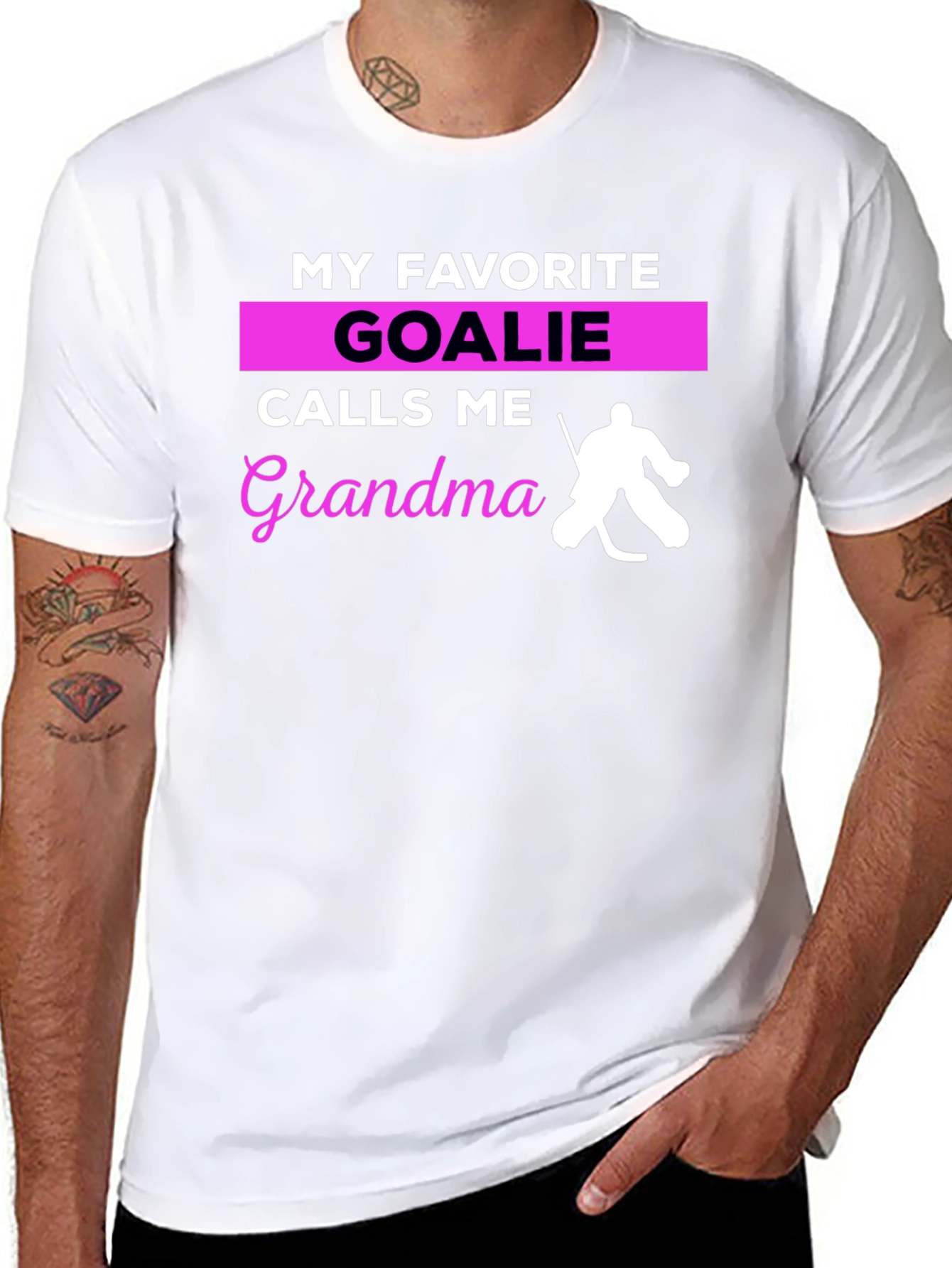 My Favorite Goalie Calls Me Grandma T-Shirt