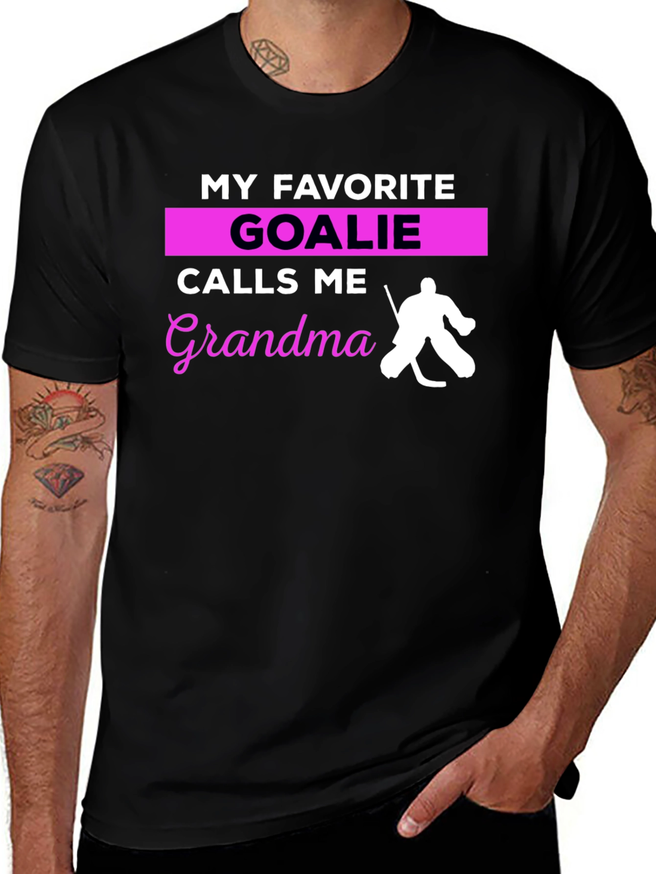 My Favorite Goalie Calls Me Grandma T-Shirt