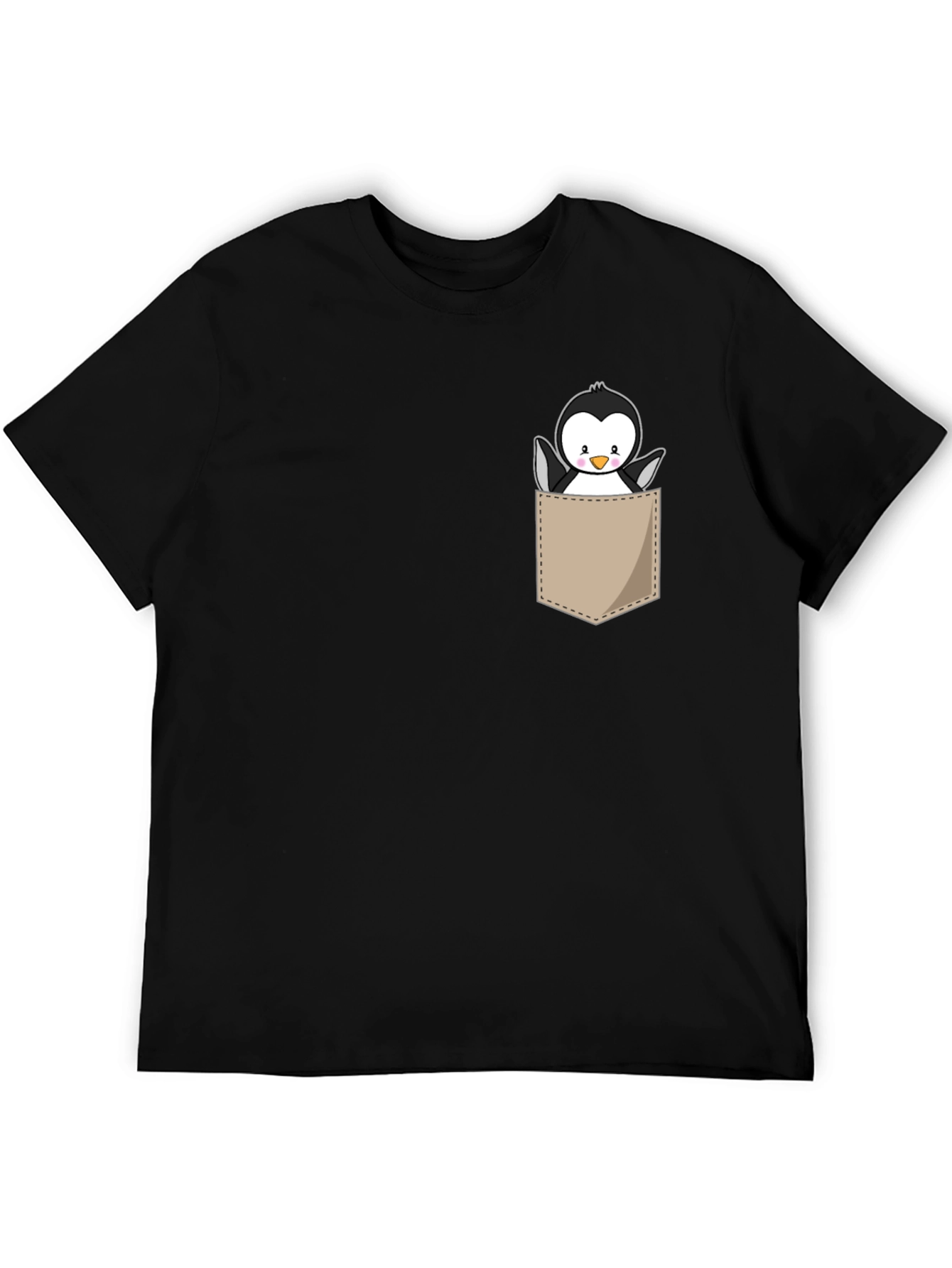 Cute Penguin Pocket Graphic Tee