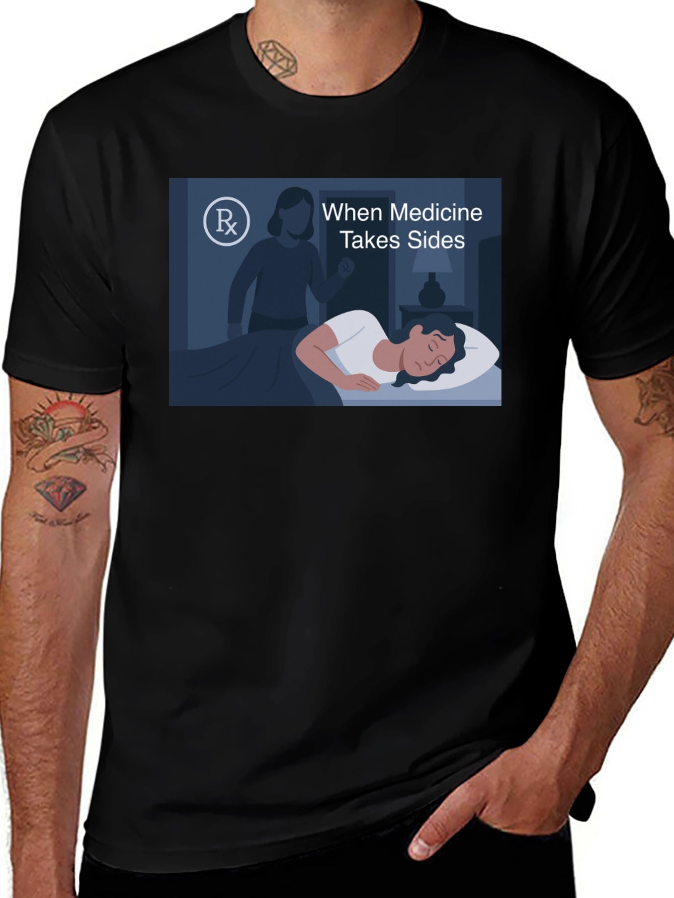 When Medicine Takes Sides Graphic Tee