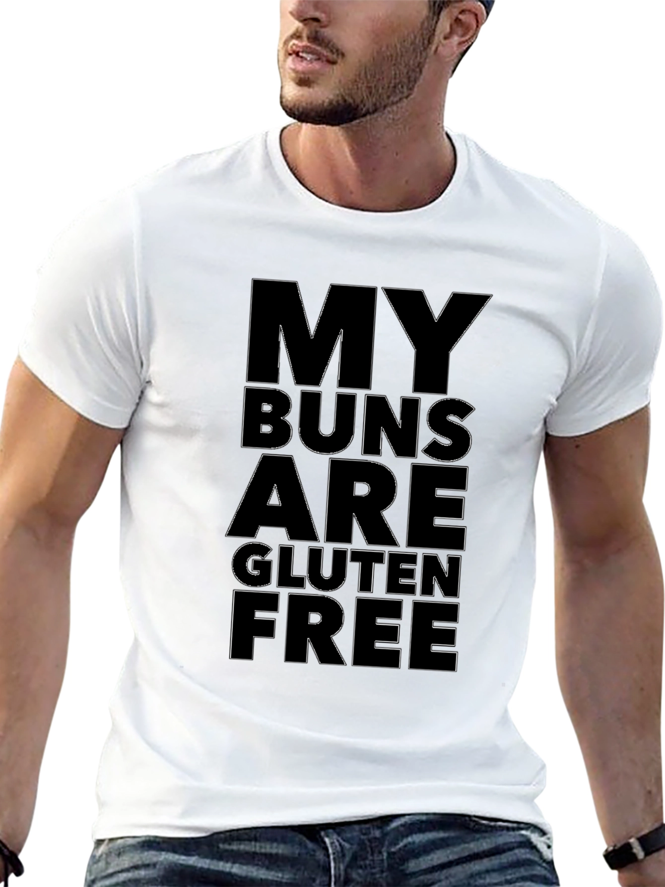 My Buns Are Gluten Free T-Shirt - Black