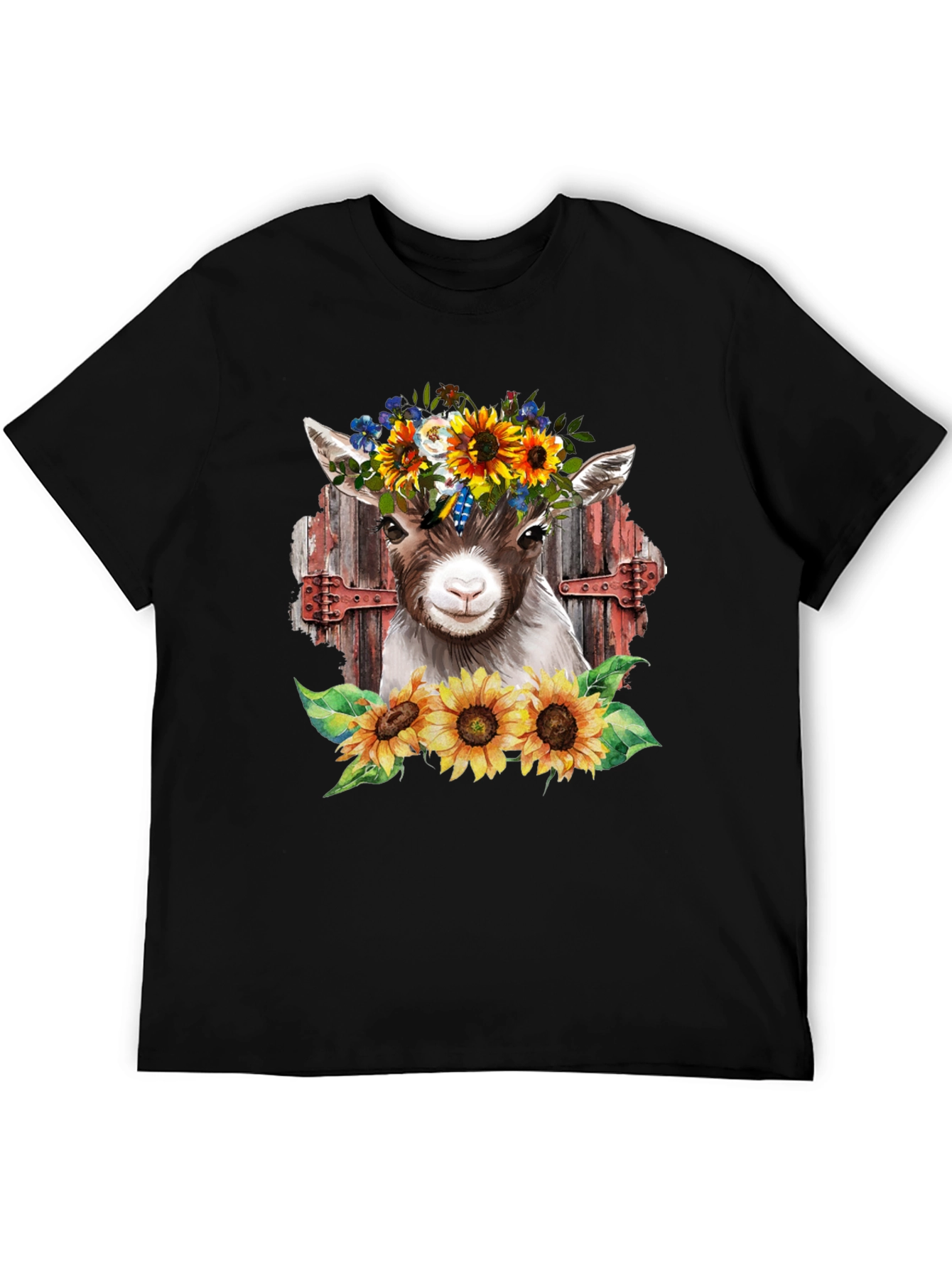 Goat & Sunflower Graphic Tee