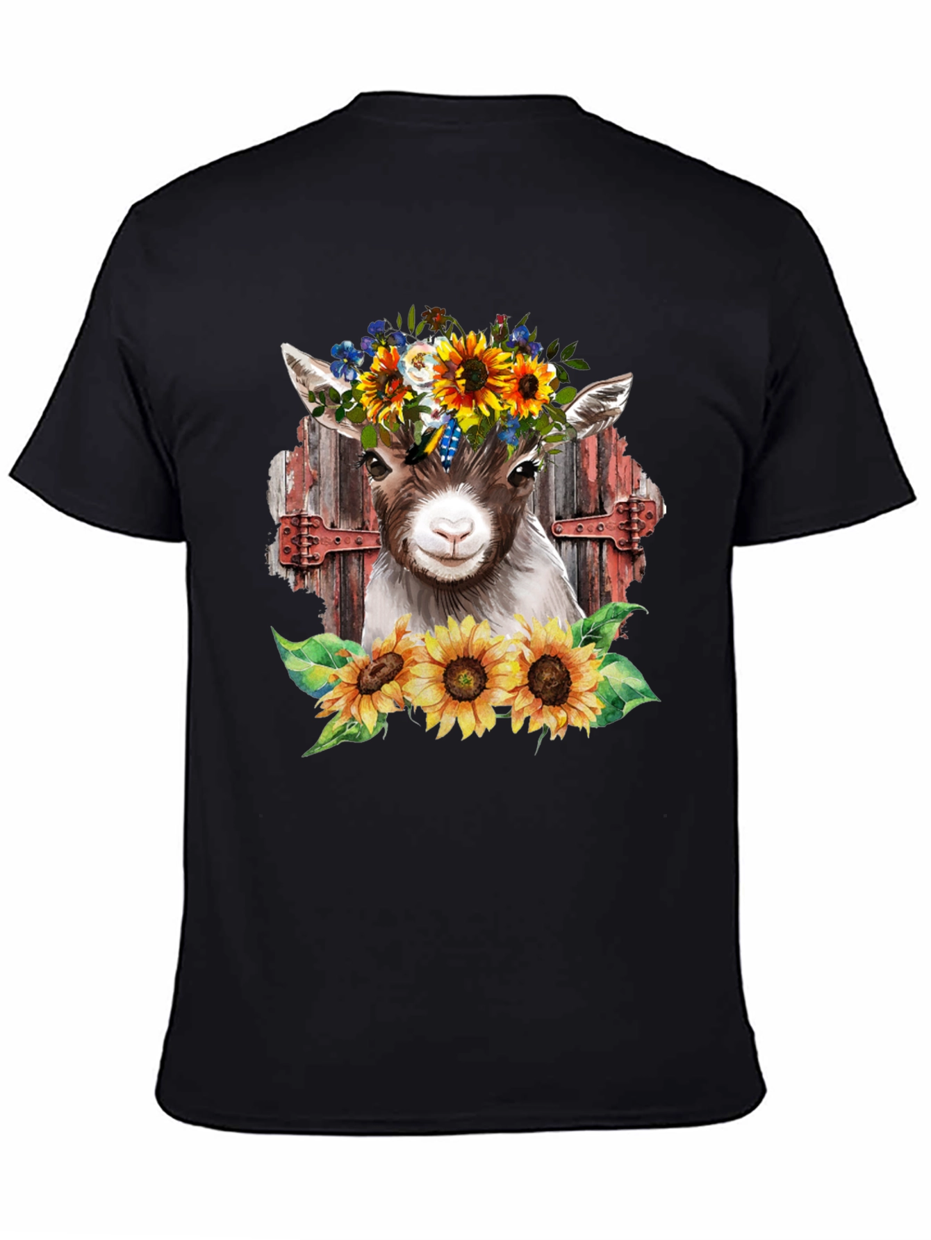 Goat & Sunflower Graphic Tee