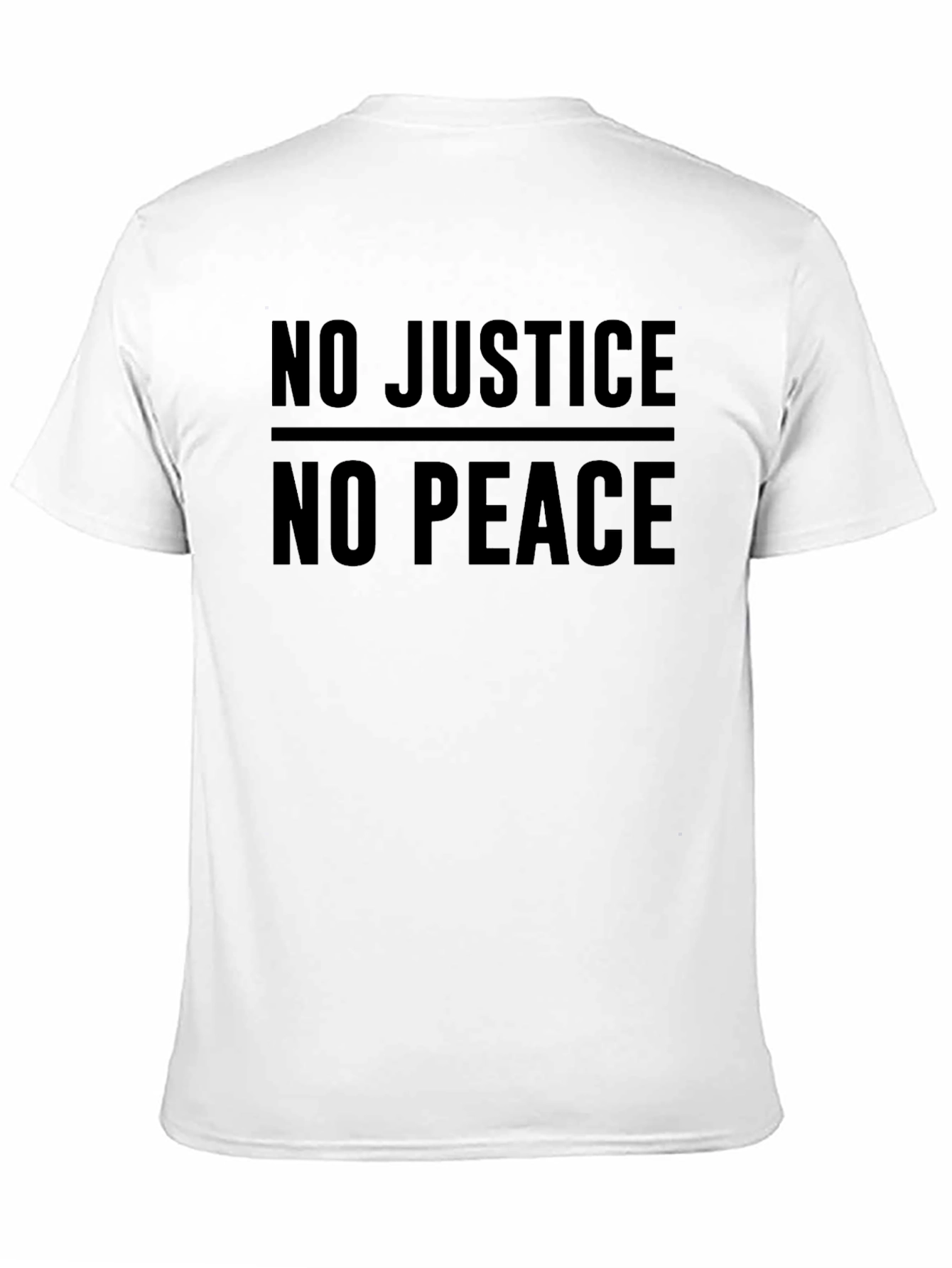 No Justice No Peace Graphic Tee - Black