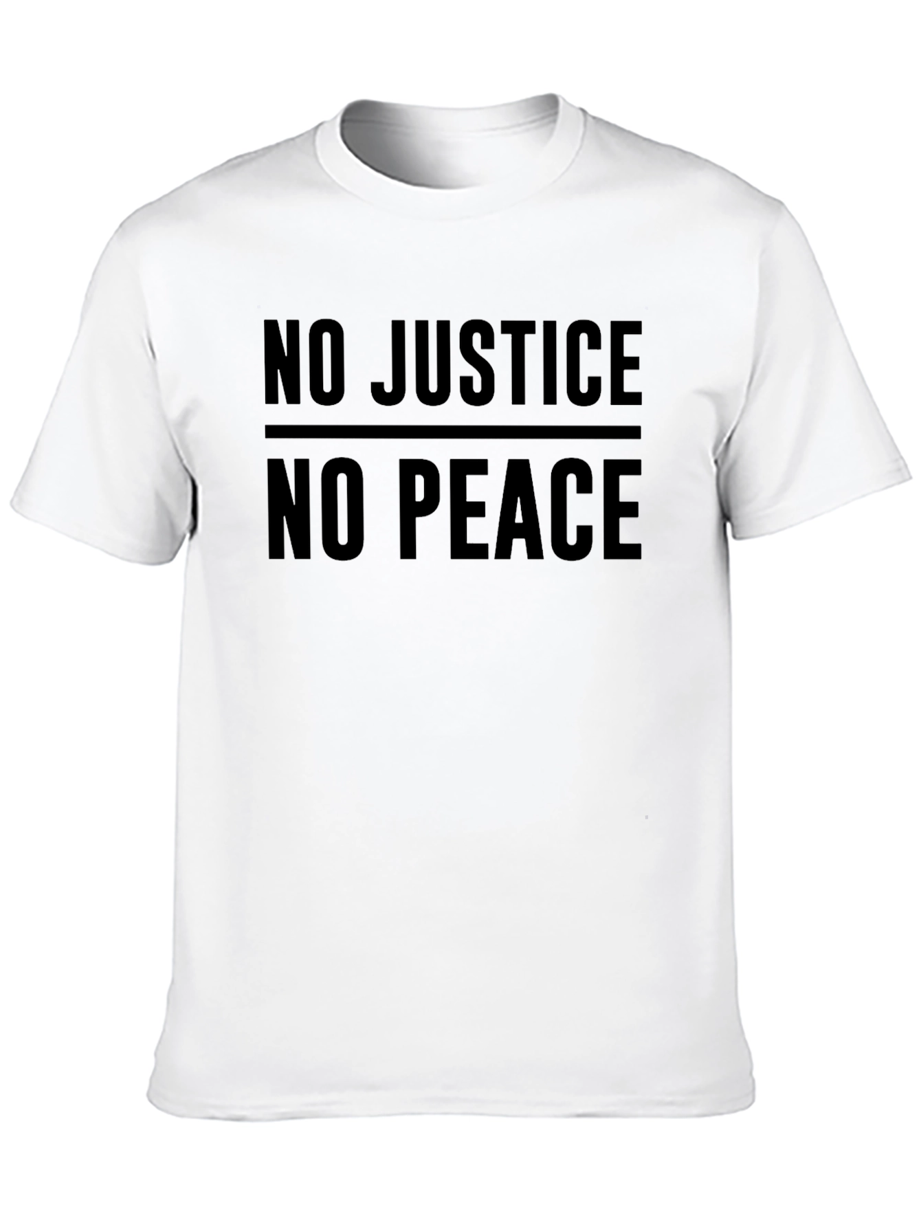 No Justice No Peace Graphic Tee - Black