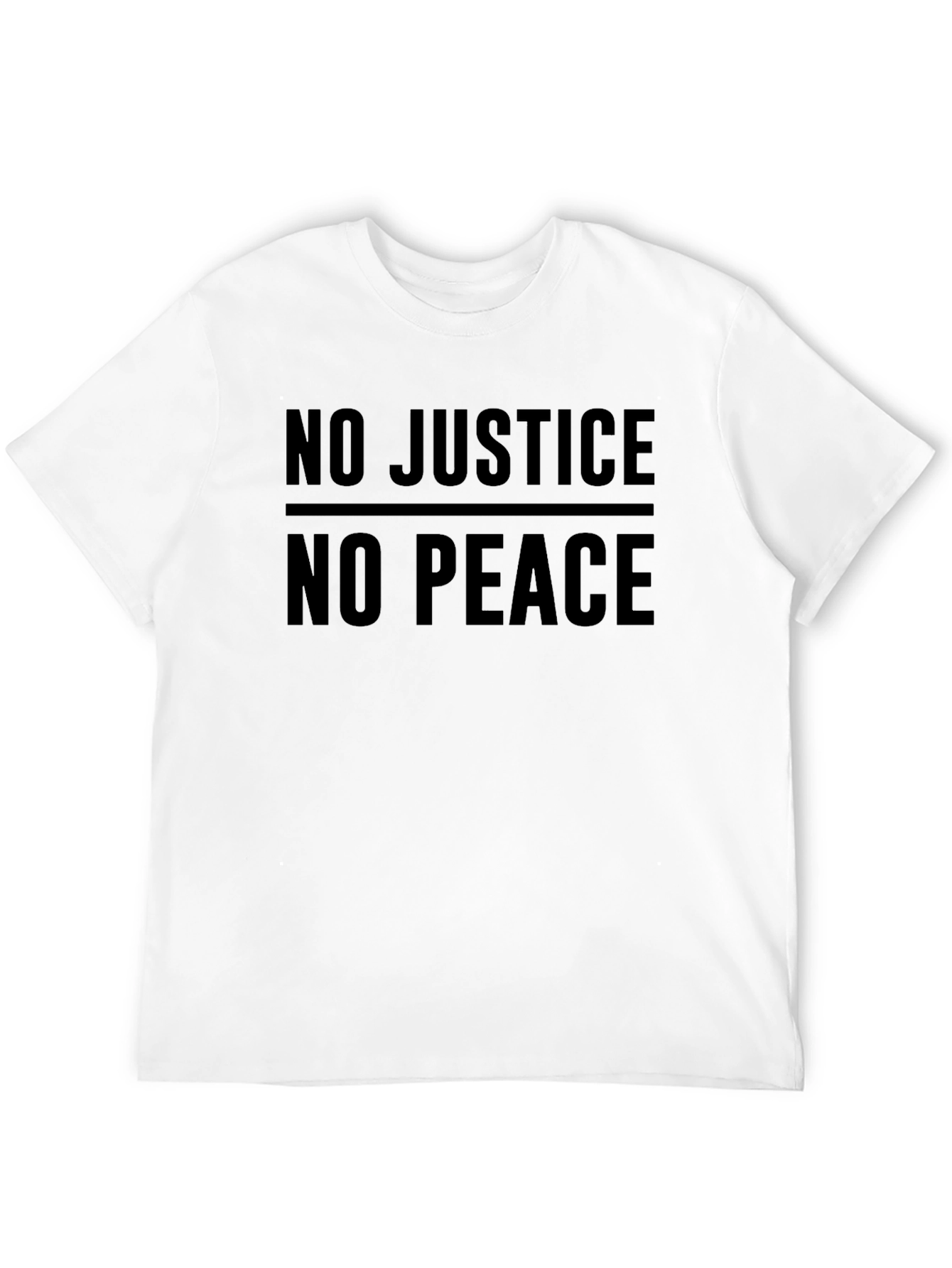 No Justice No Peace Graphic Tee - Black