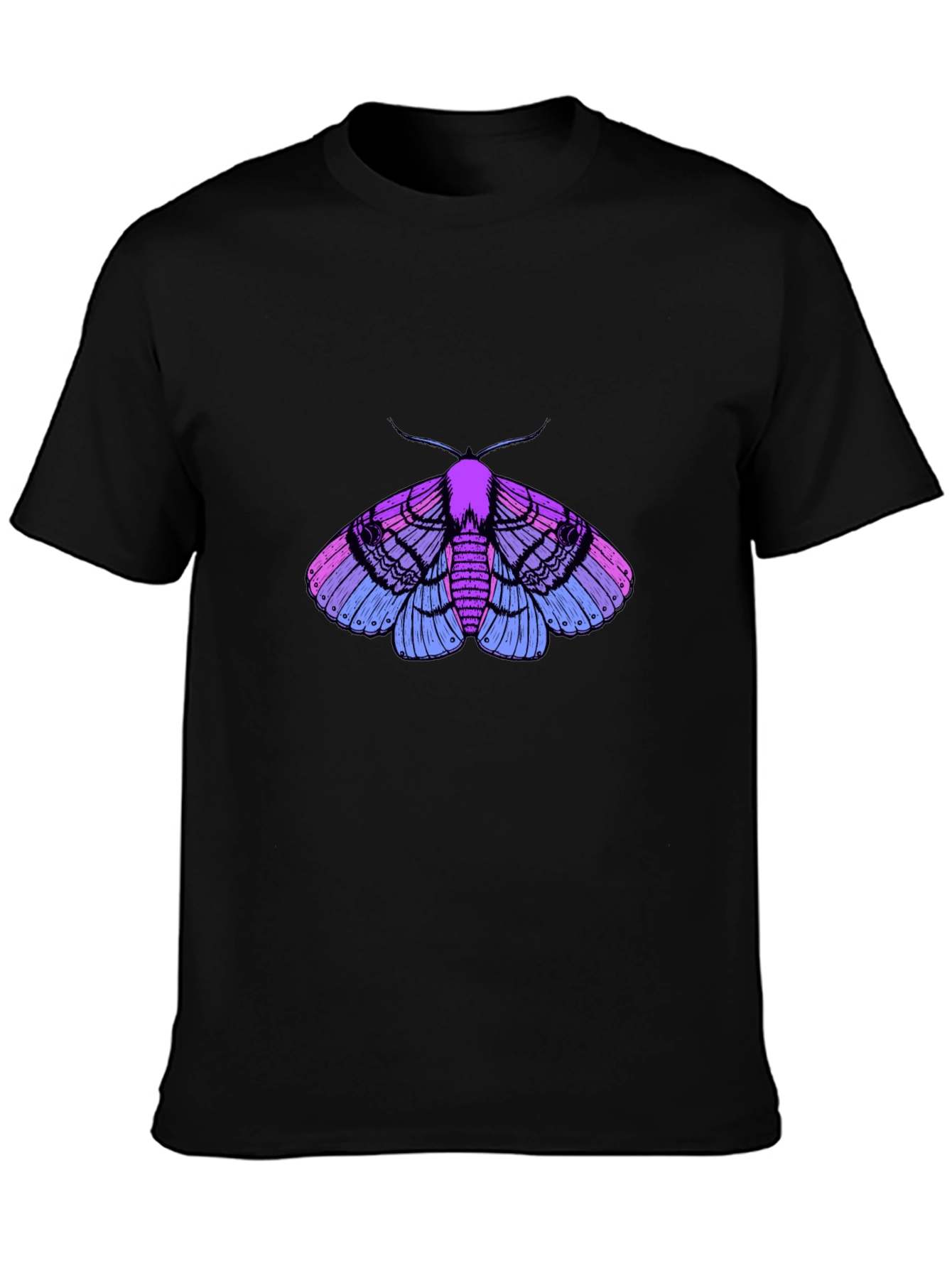 Moth Graphic T-Shirt - Stylish Insect Design