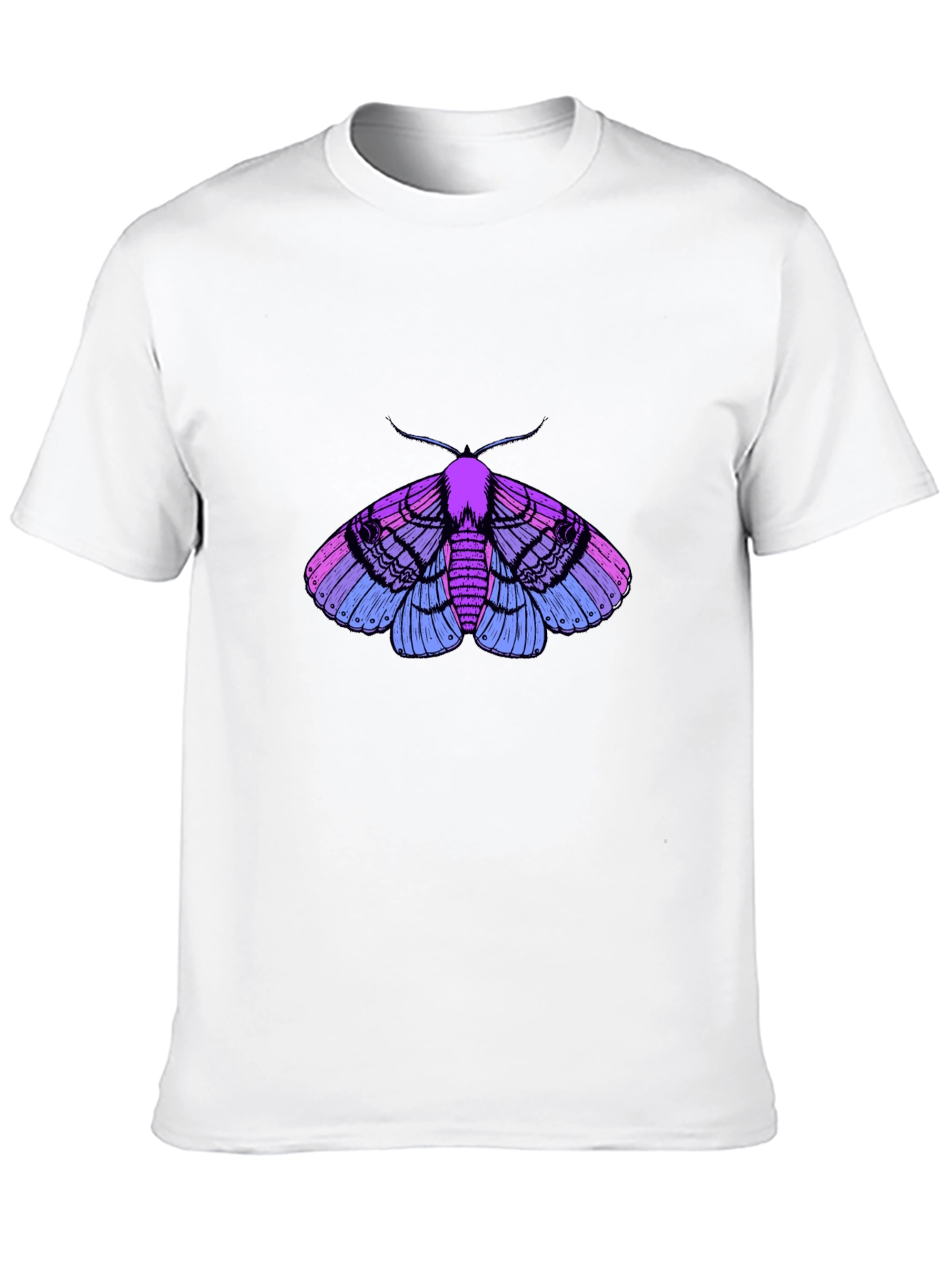 Moth Graphic T-Shirt - Stylish Insect Design