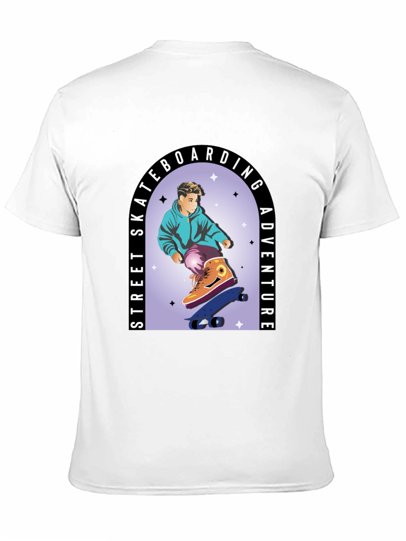 Skateboarding Adventure Graphic Tee